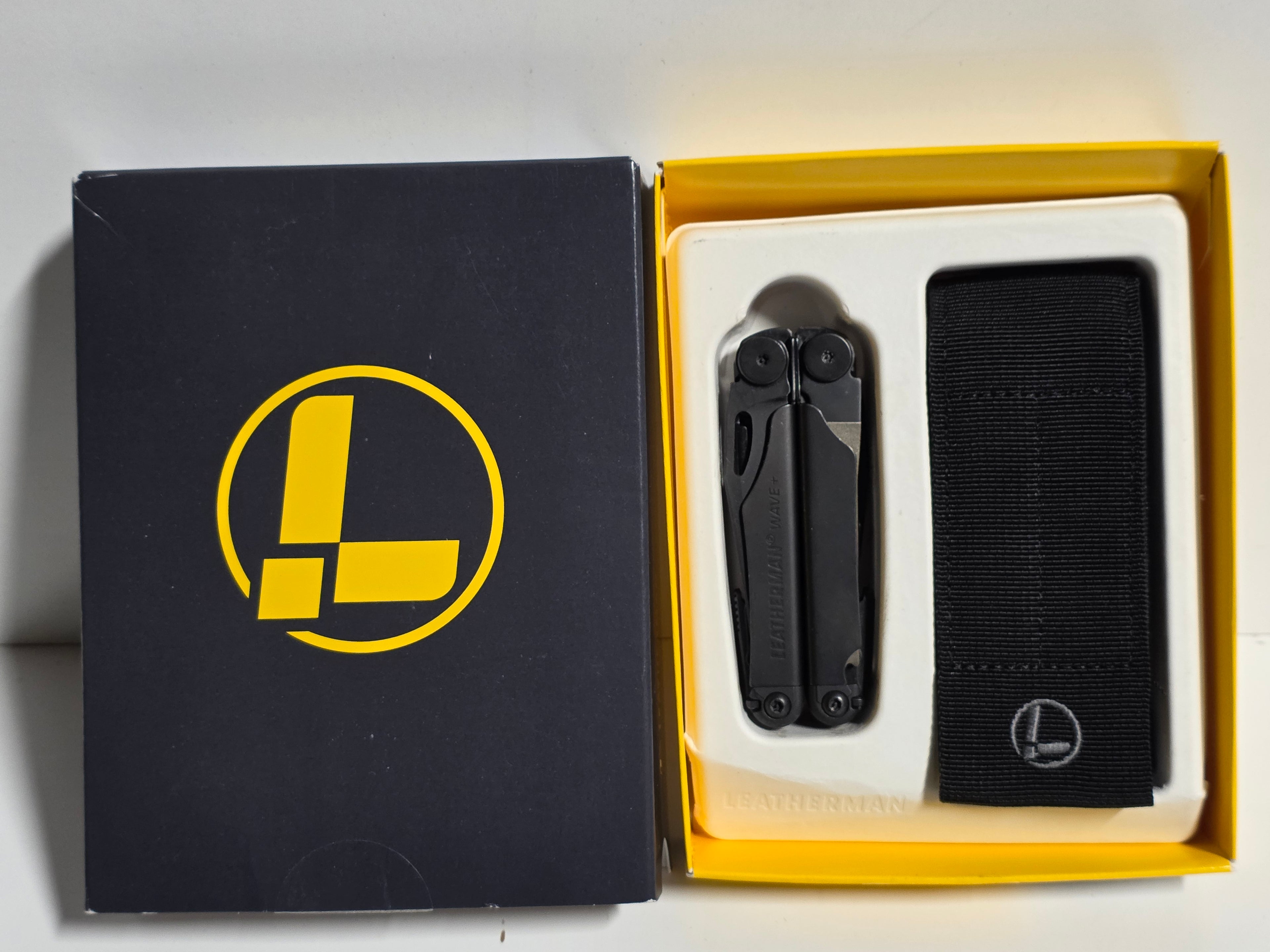 Leatherman Wave+ Black Multi-Tool with Nylon Sheath – 18 Tools in One – New in Box