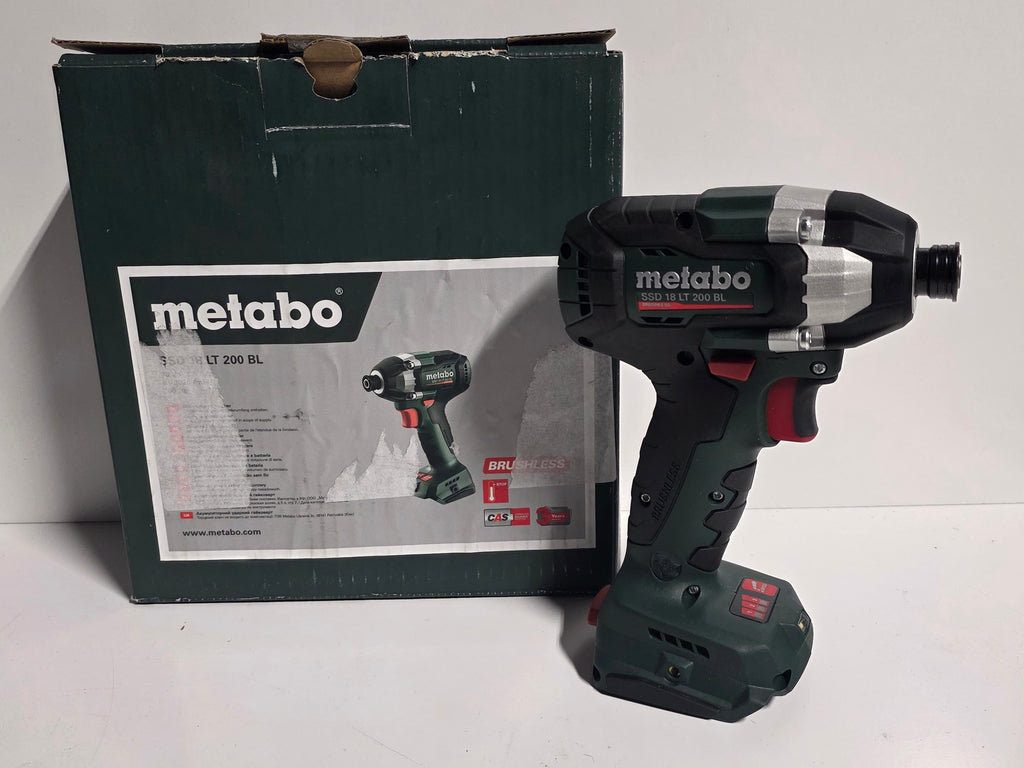 Metabo SSD 18 LT 200 BL 18V Brushless Cordless Impact Driver Power Tool with Box