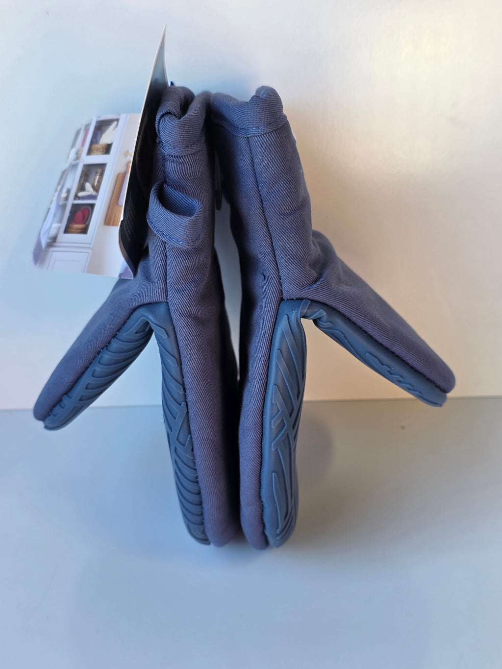 Town & Country Basics Cotton Silicone Mini Mitts Set of 2 Heat Resistant Kitchen Gloves