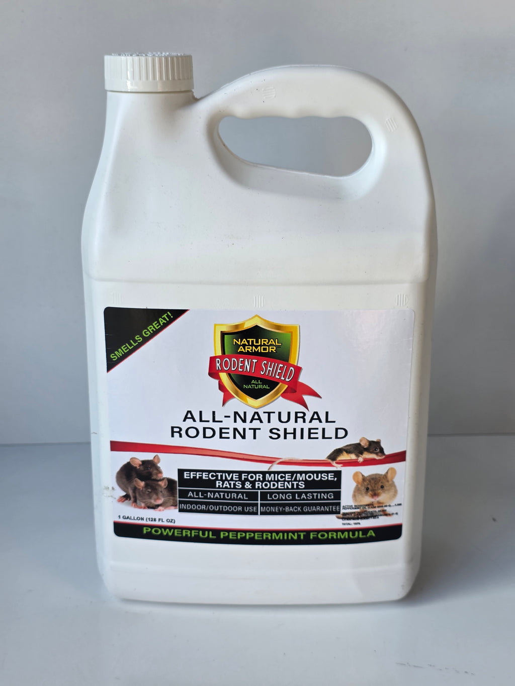 Natural Armor All-Natural Rodent Shield 1 Gallon Peppermint Indoor Outdoor Repellent