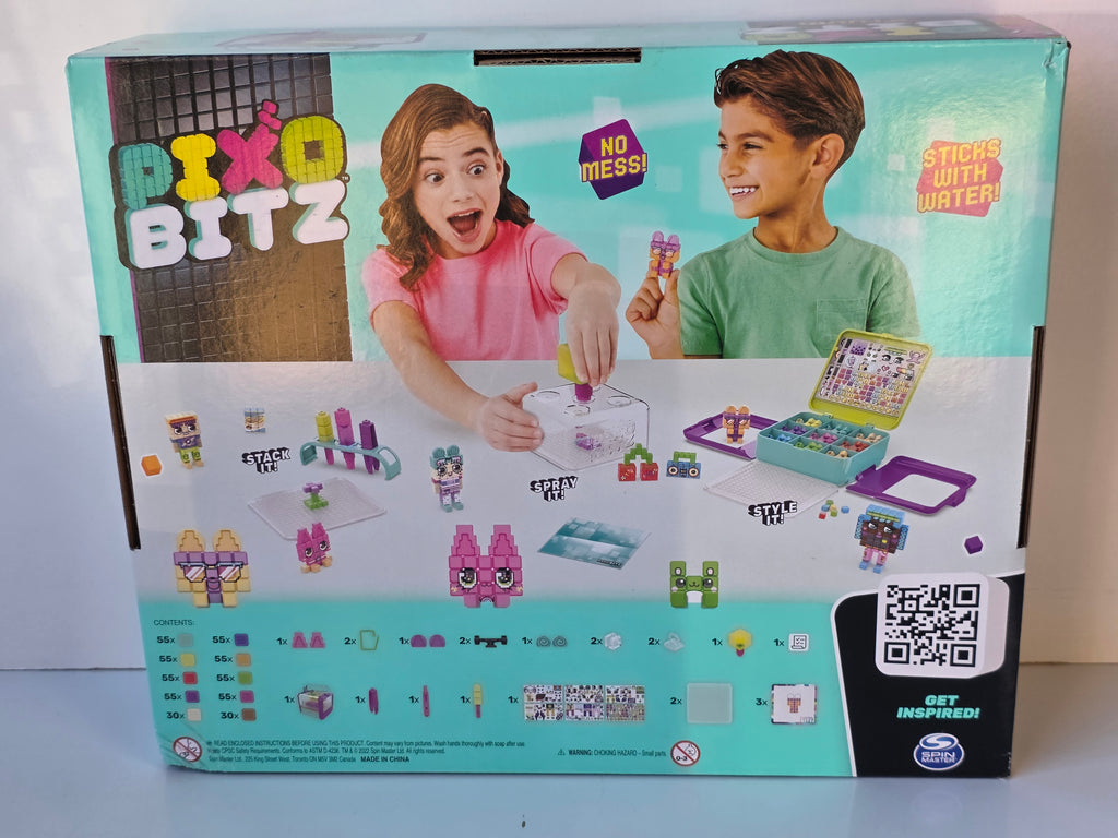 Spin Master Pixobitz Studio Craft Set Make Mist Customize & Play Water Fuse Bead Kit
