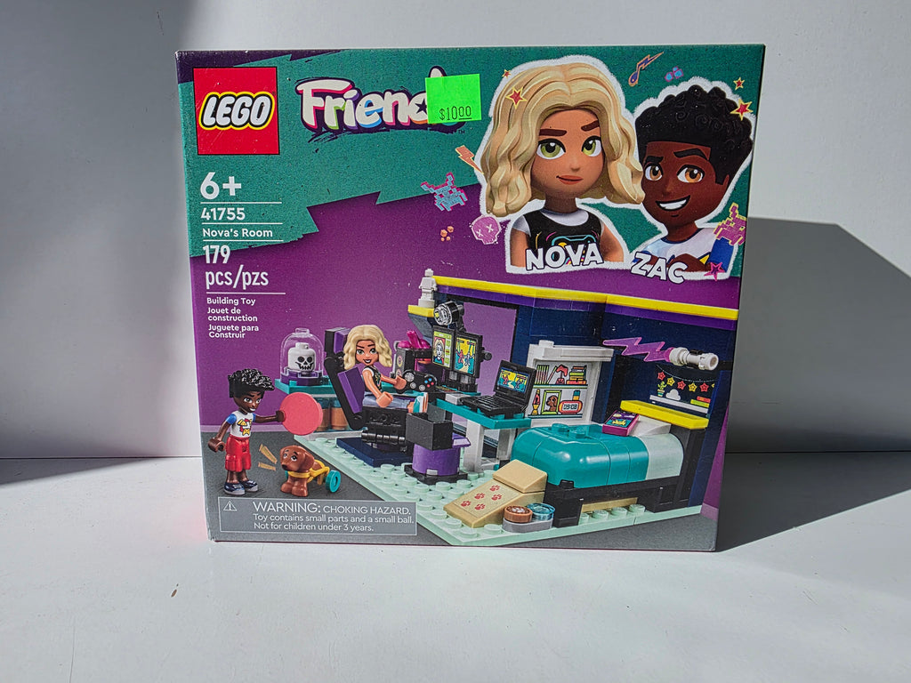LEGO Friends: Nova’s Room (Set 41755) – 179 Pieces – Includes Nova, Zac & Dog Figures