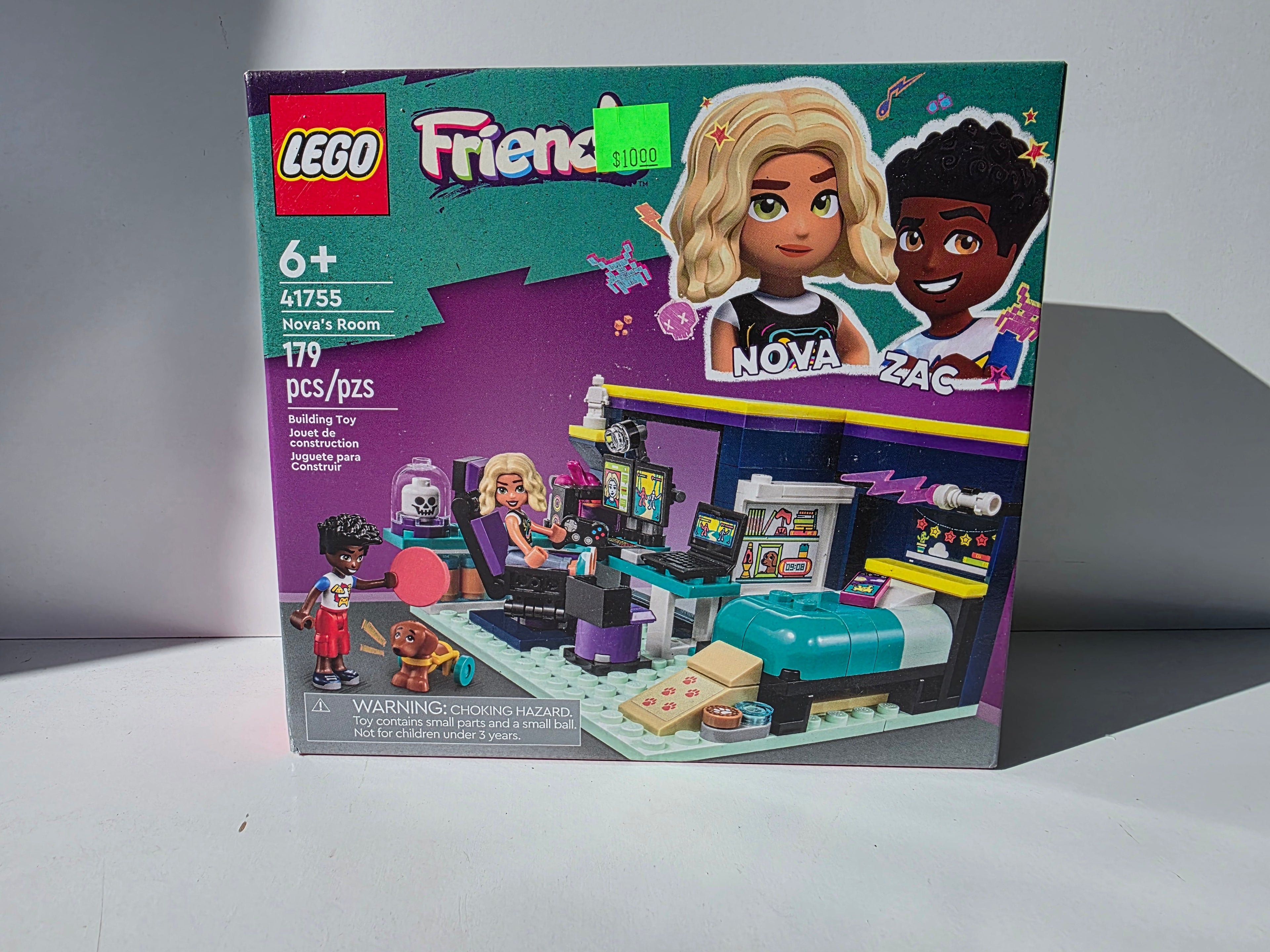 LEGO Friends: Nova’s Room (Set 41755) – 179 Pieces – Includes Nova, Zac & Dog Figures