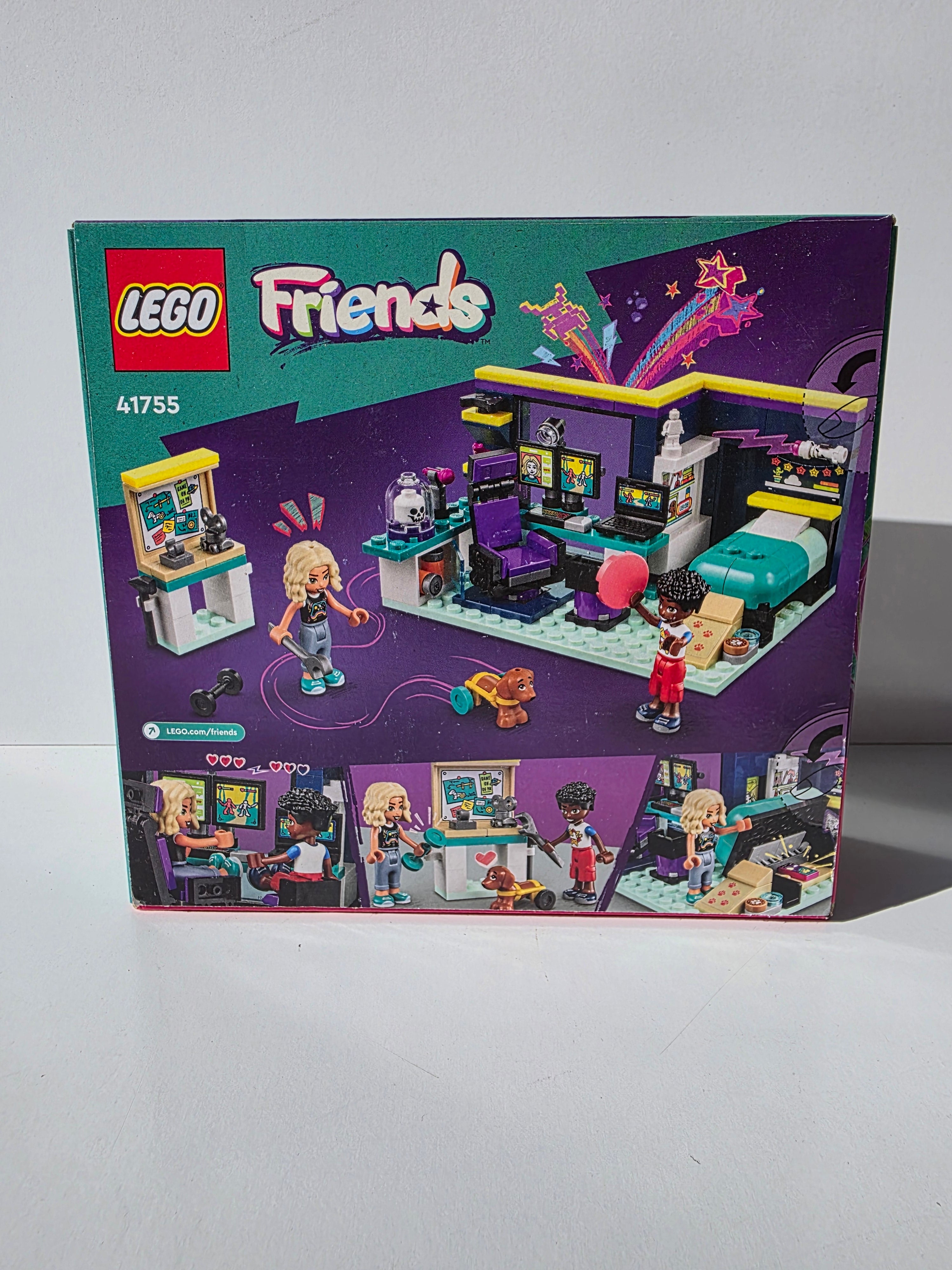 LEGO Friends: Nova’s Room (Set 41755) – 179 Pieces – Includes Nova, Zac & Dog Figures