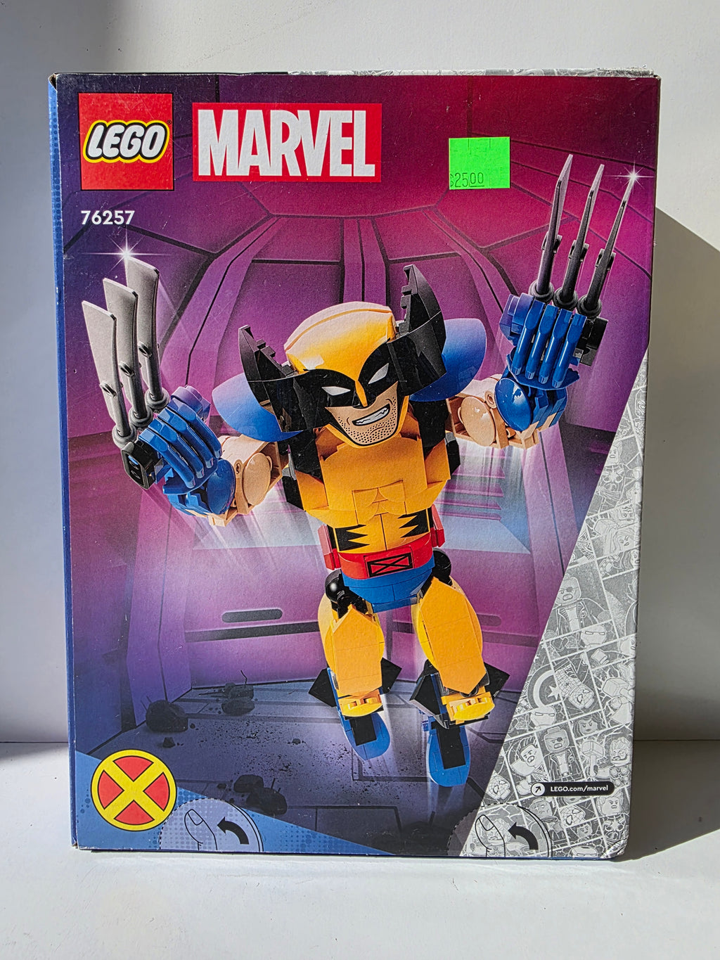 LEGO Marvel X-Men ’97: Wolverine Construction Figure (Set 76257) – 327 Pieces – Fully Poseable Action Build