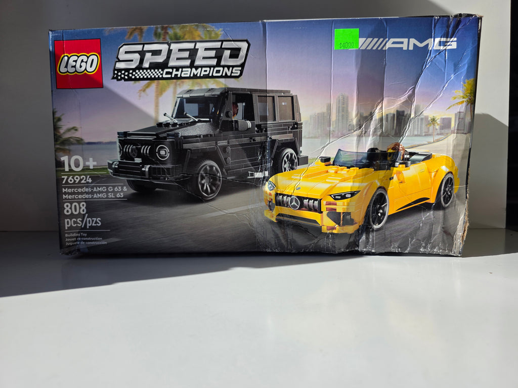 LEGO Speed Champions: Mercedes-AMG G 63 & Mercedes-AMG SL 63 (Set 76924) – 808 Pieces – Two Detailed Car Models