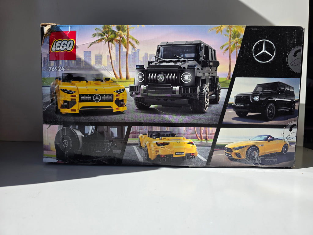 LEGO Speed Champions: Mercedes-AMG G 63 & Mercedes-AMG SL 63 (Set 76924) – 808 Pieces – Two Detailed Car Models