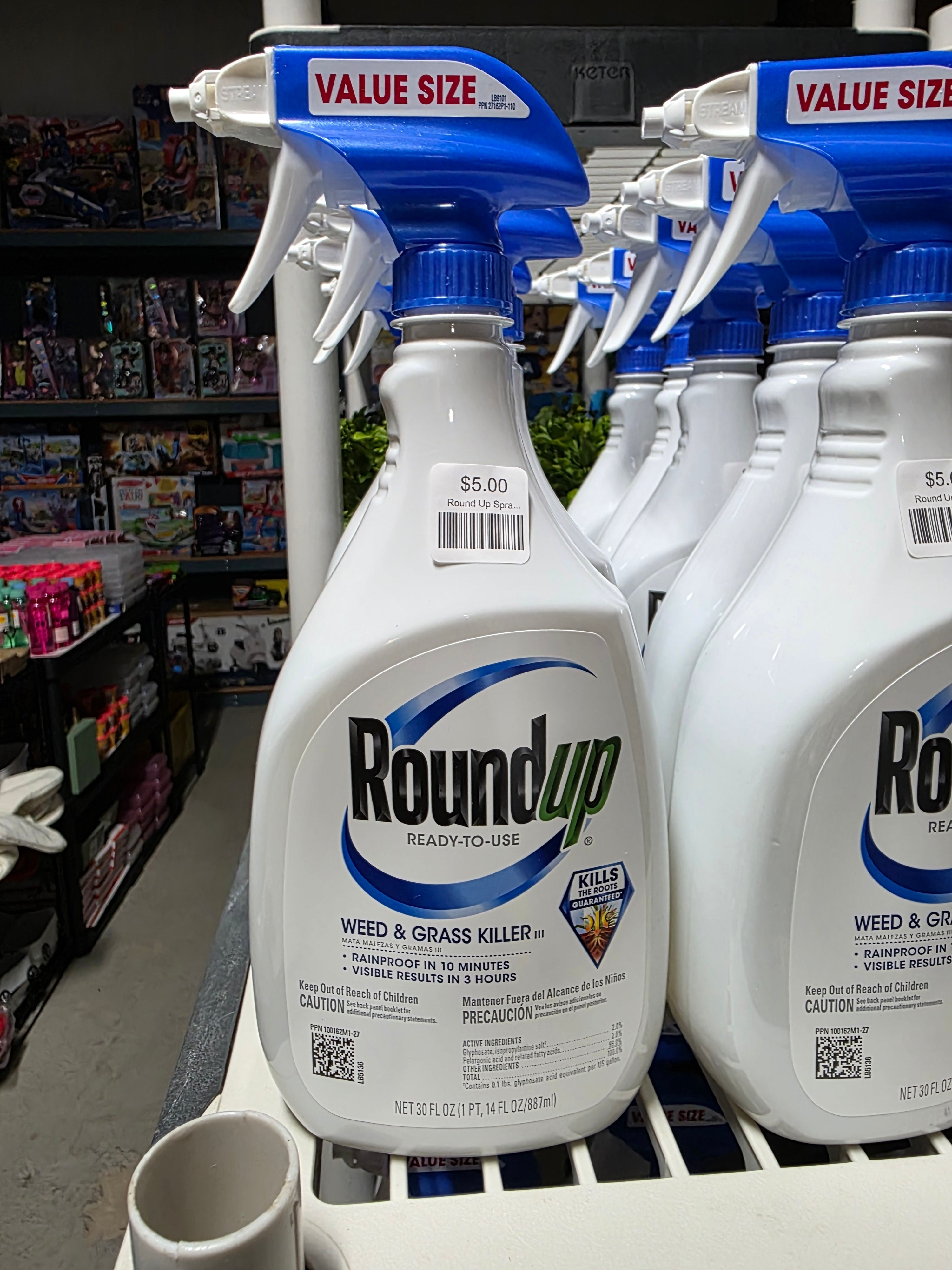 Roundup Weed And Grass Killer Ready-To-Use Value Size Herbicide Spray Bottle 30oz