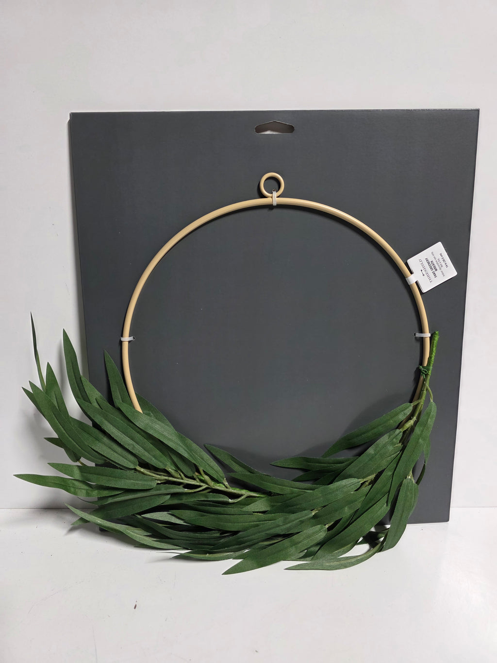 Threshold Fake Greenery Wreath 14 Inch Indoor Decorative Modern Minimalist Accent