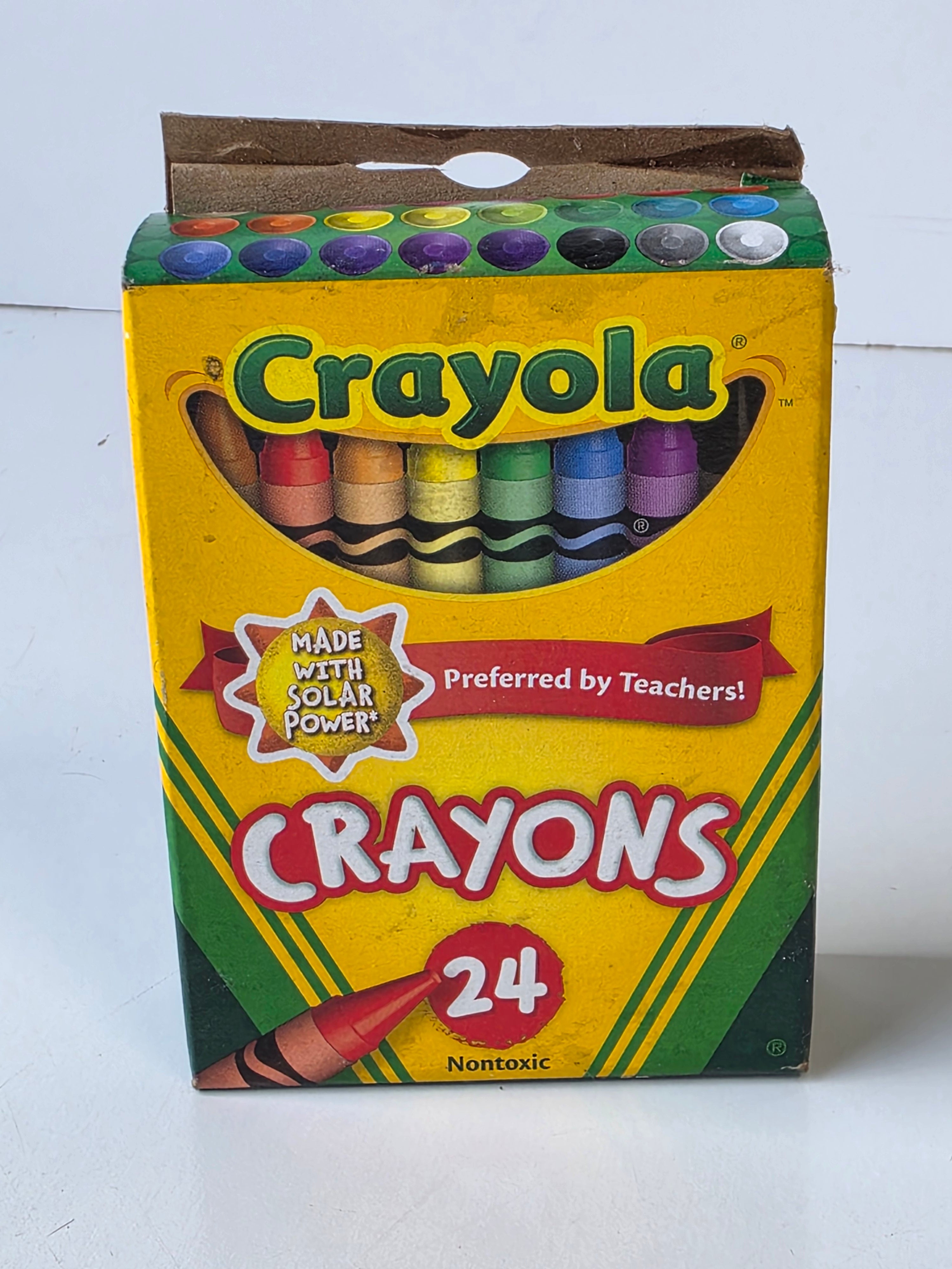 Crayola 24 Count Classic Color Crayons NonToxic Art School Supplies Drawing Set