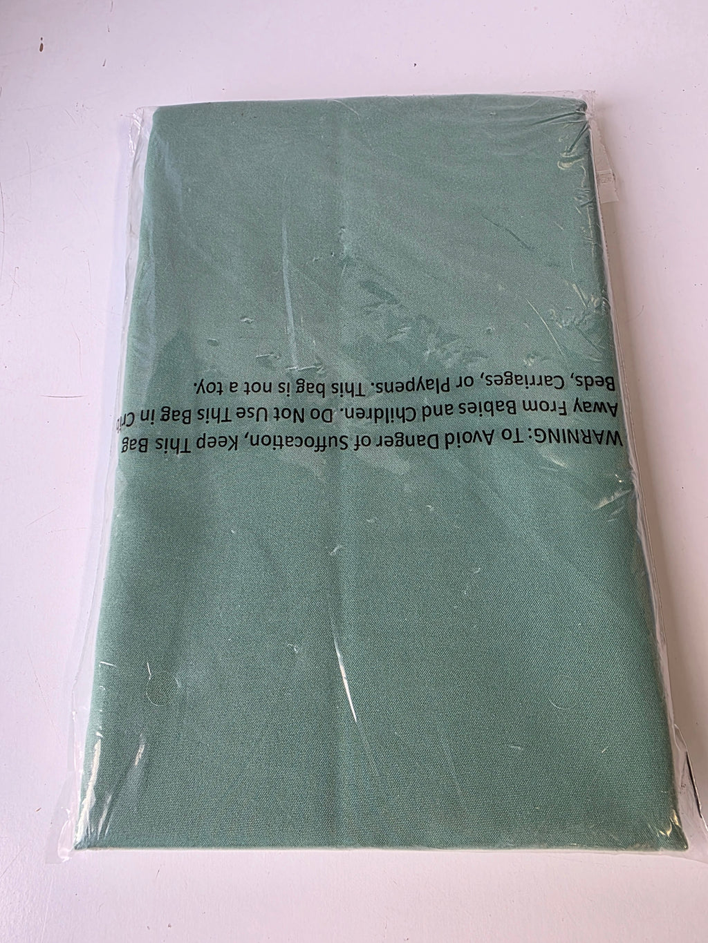 Reversible Microfiber Pillow Sham Green 20x26 Soft Polyester Bedroom Bedding Accent