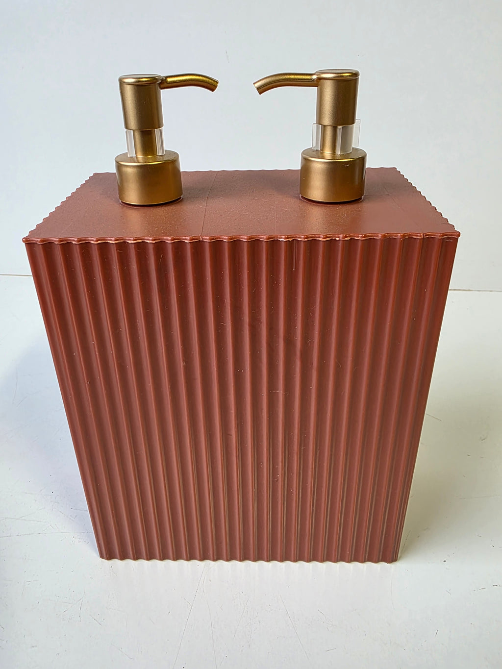 Horizon Group USA Rust Textured Double Pump Decorative Bathroom Dispenser Set