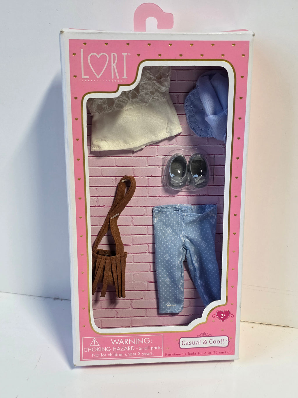 Lori Doll Casual and Cool Outfit Set Clothing Accessories for 6-Inch Fashion Dolls