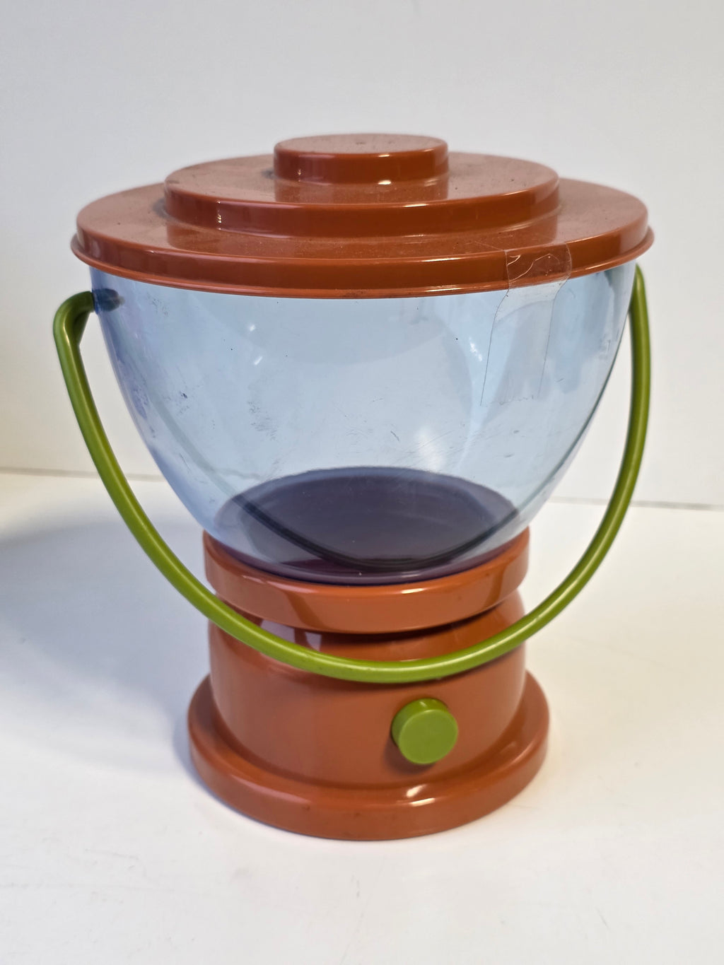 Ankyo Plastic Lantern Jar Brown and Green Decorative Outdoor Style Container Display