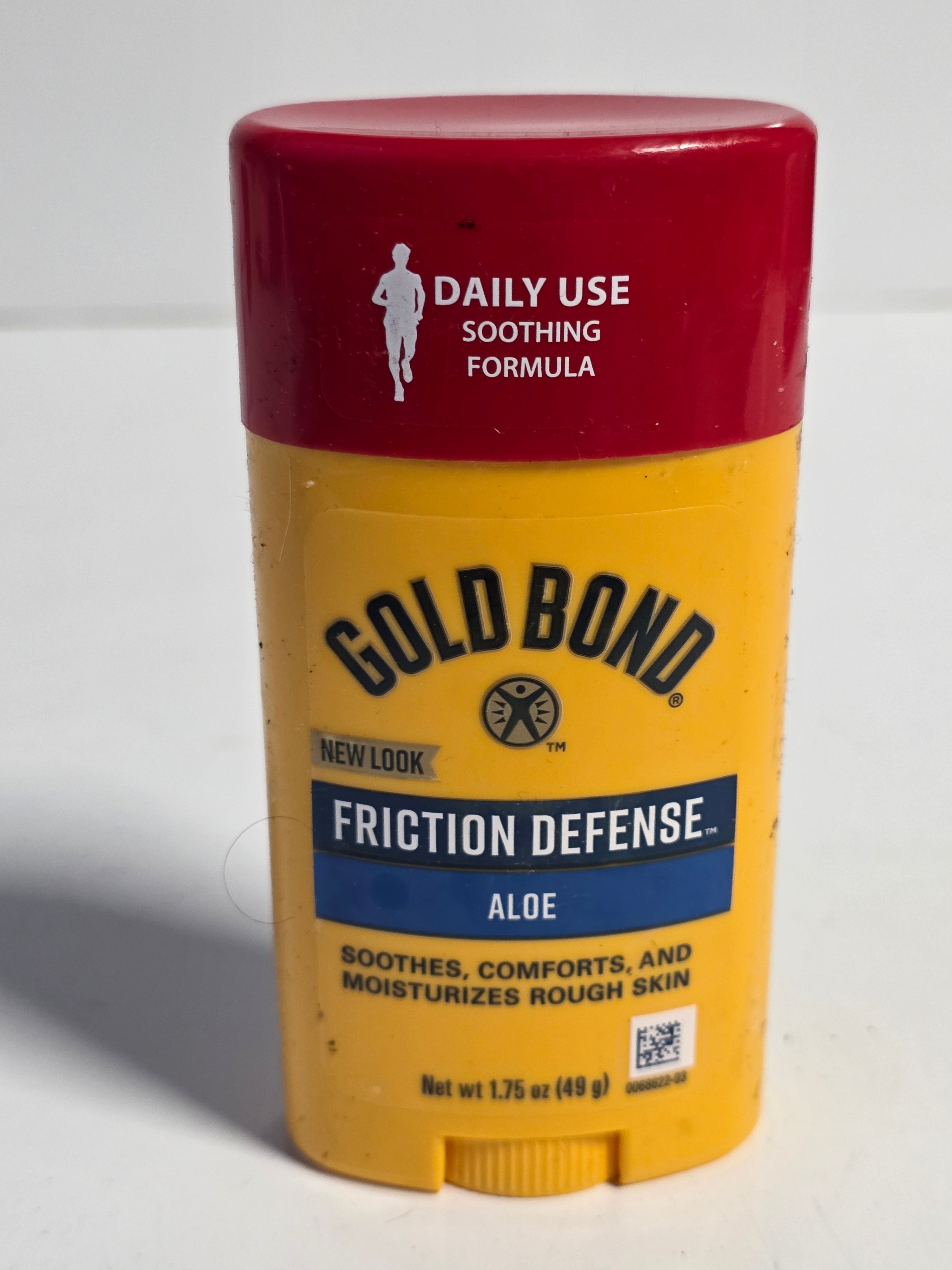 Gold Bond Aloe Friction Defense Daily Use Soothing Skin Relief Stick 1.75oz