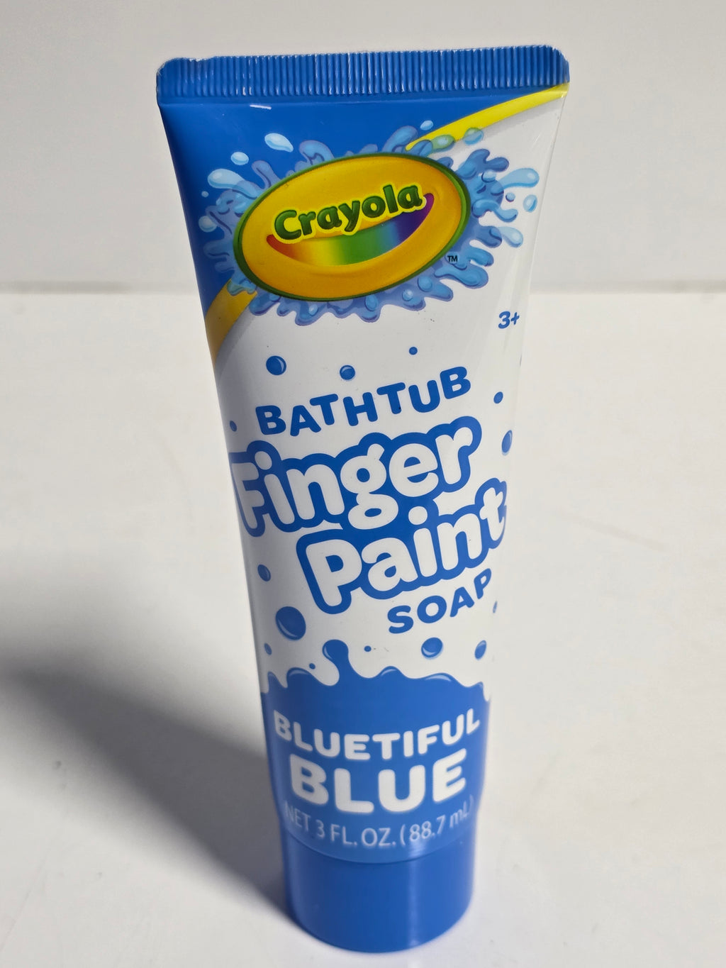 Crayola Bathtub Finger Paint Soap Bluetiful Blue Kids Washable Bath Fun Tube 3oz