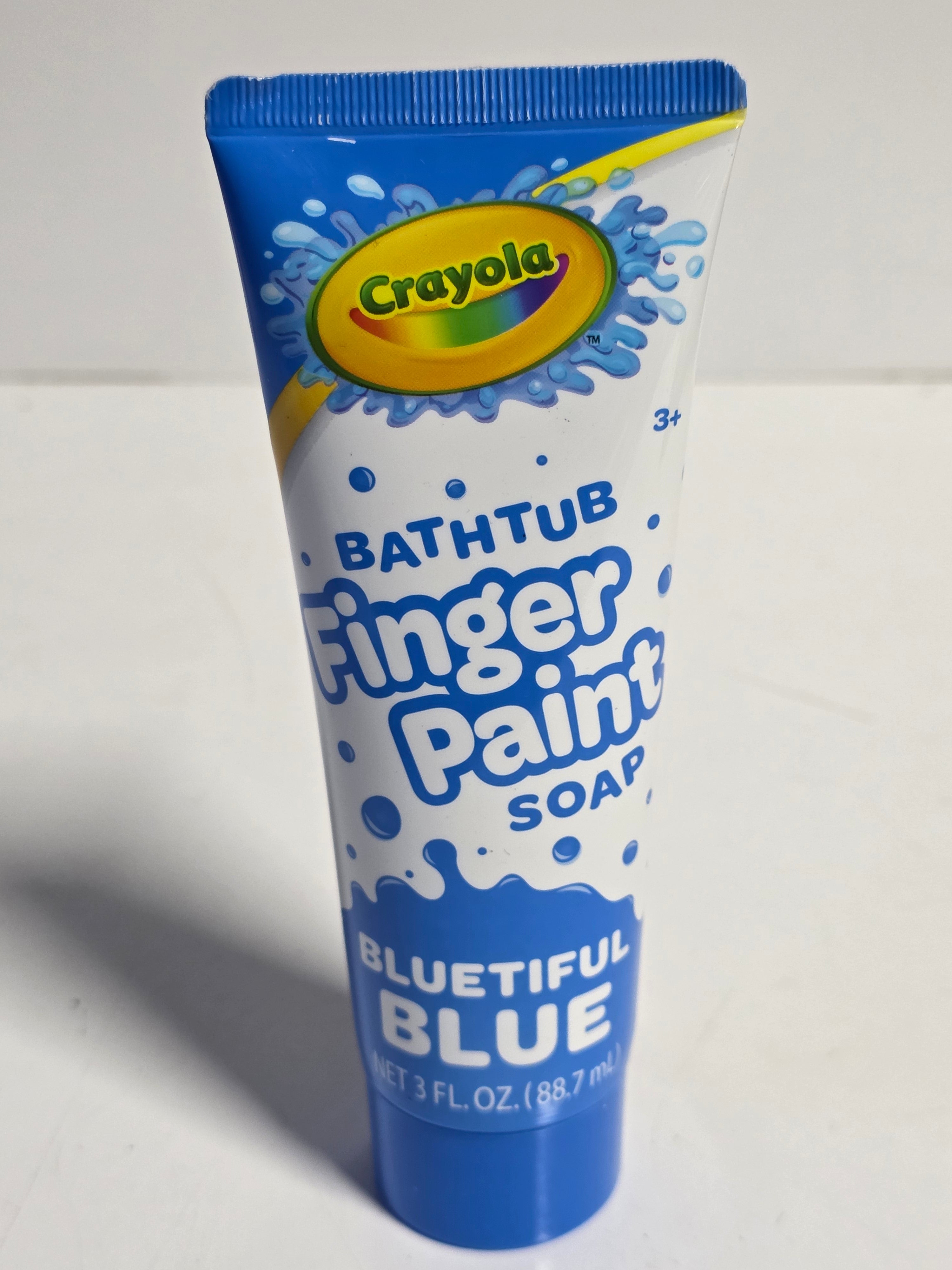 Crayola Bathtub Finger Paint Soap Bluetiful Blue Kids Washable Bath Fun Tube 3oz