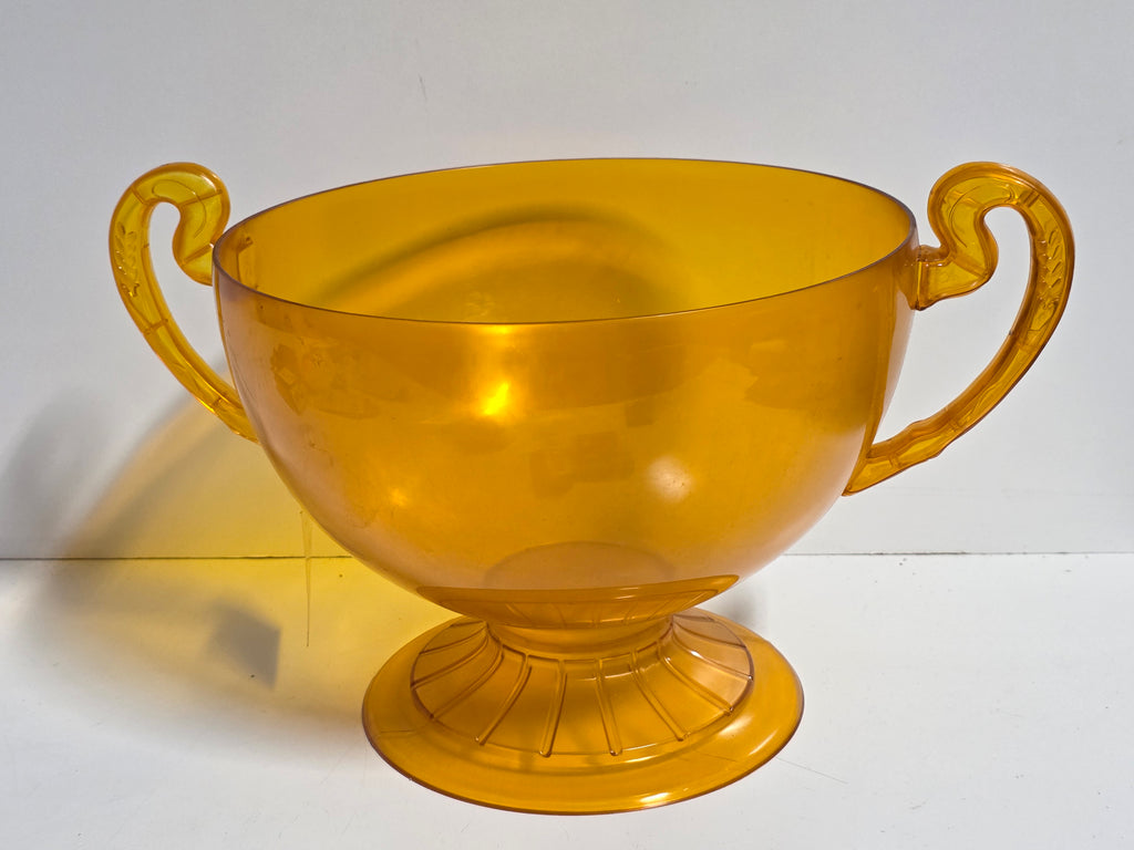 Plastic Trophy Ice Bucket Large Gold Party Decor Two-Handle Celebration Display