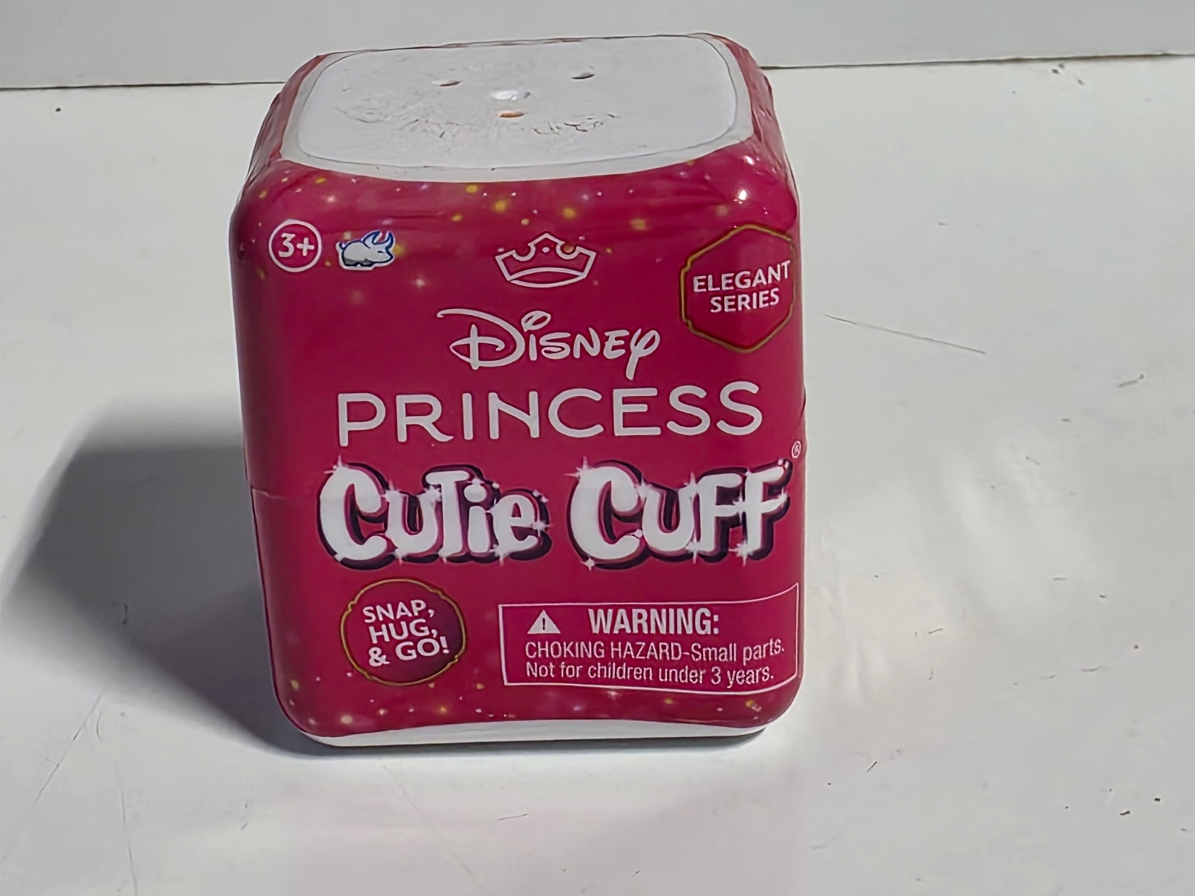 Disney Princess Cutie Cuff Elegant Series Mystery Snap Bracelet Plush Toy Capsule