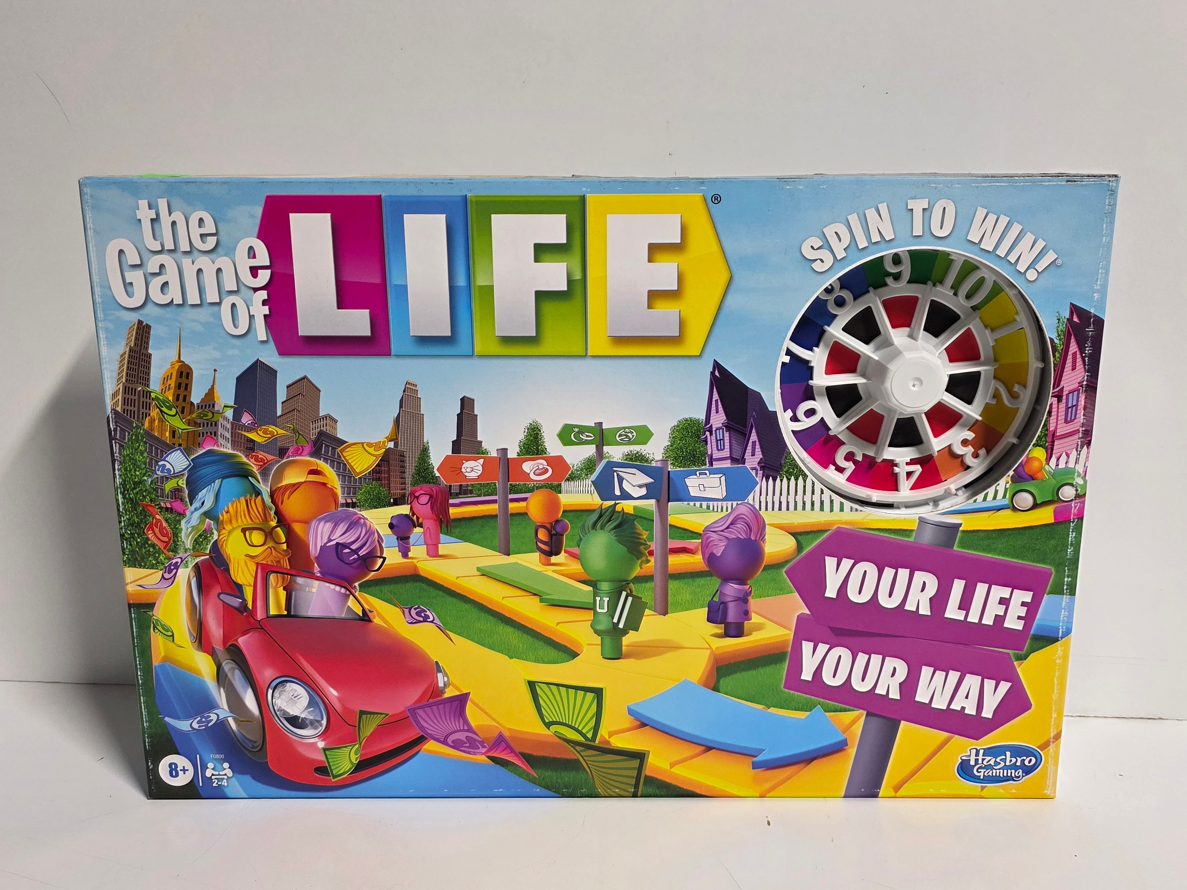 Hasbro Game of Life Family Board Game Colorful Spinner Edition Fun Collectible Set