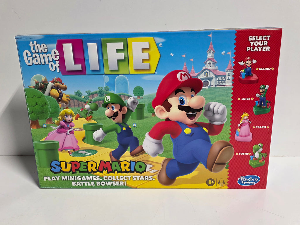 Hasbro Super Mario Game of Life Board Game Collectible Nintendo Edition New in Box