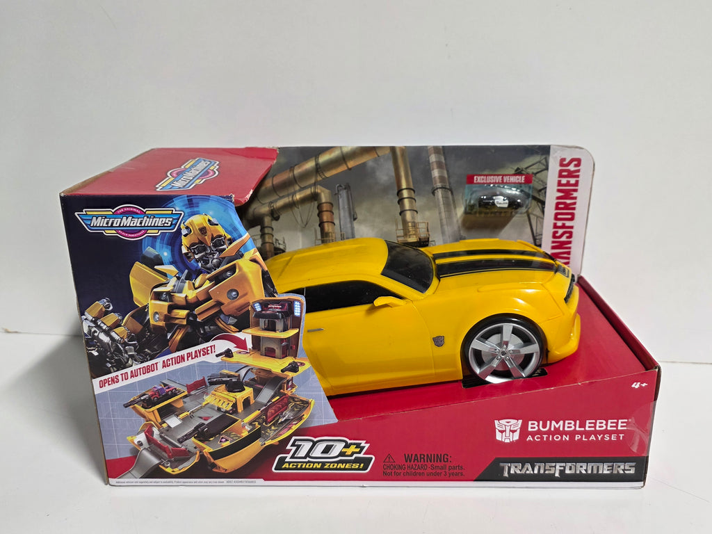 Transformers Micro Machines Bumblebee Autobot Action Playset Collectible Vehicle