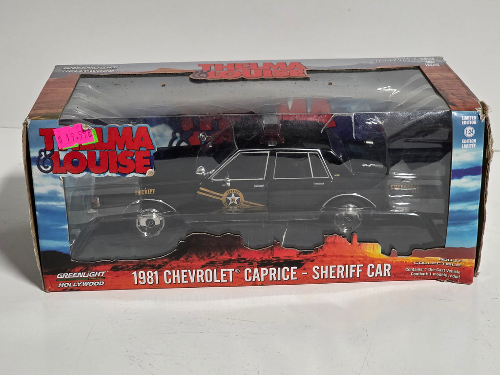 Greenlight Thelma and Louise 1981 Chevrolet Caprice Sheriff Diecast Collectible