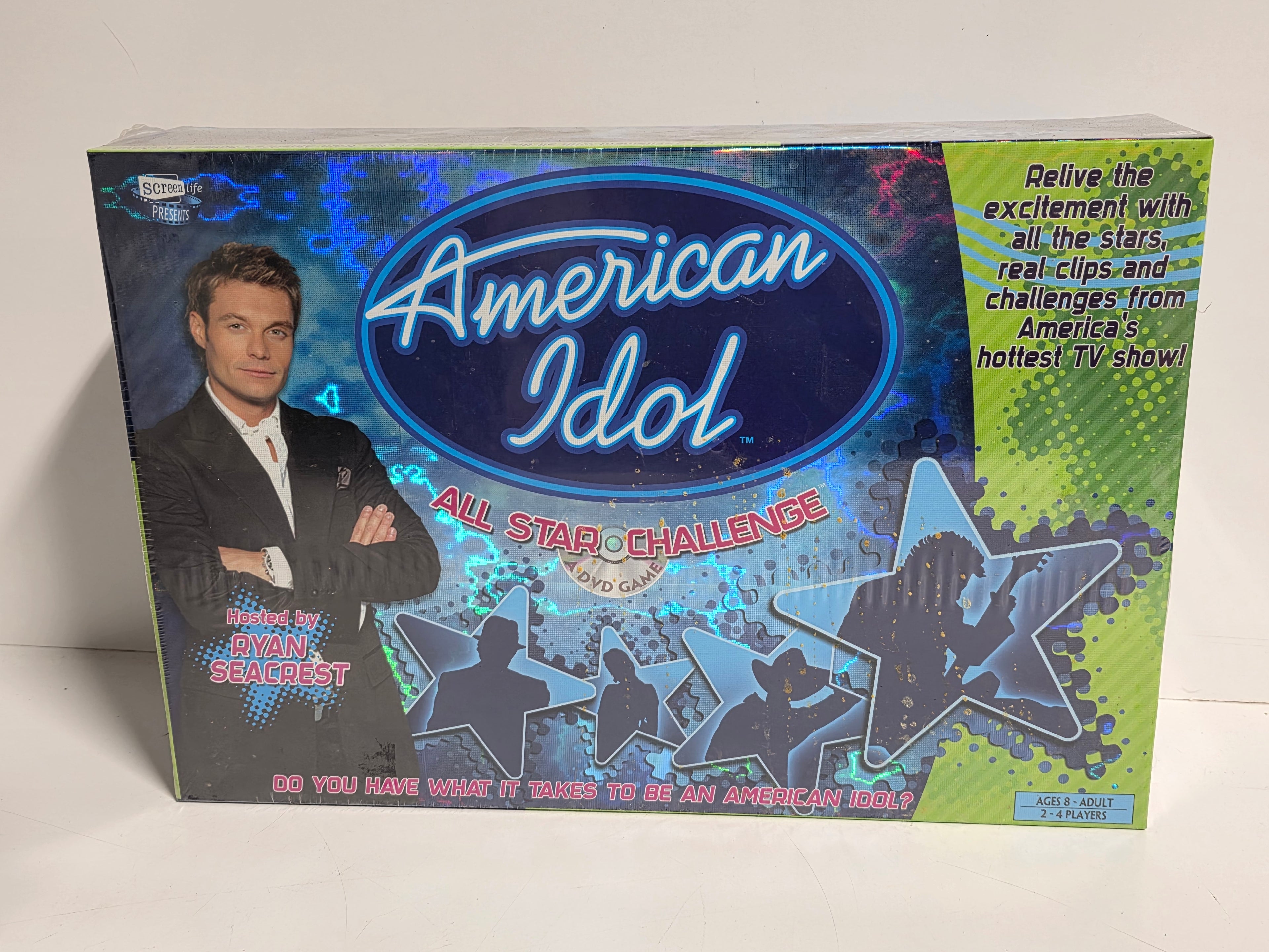 American Idol All Star Challenge DVD Game Sealed Interactive Music Trivia Set