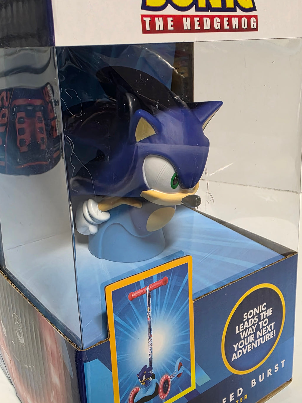 Sonic 3D Speed Burst Light-Up Wheels 3-Wheel Kids Scooter Balance Ride Toy