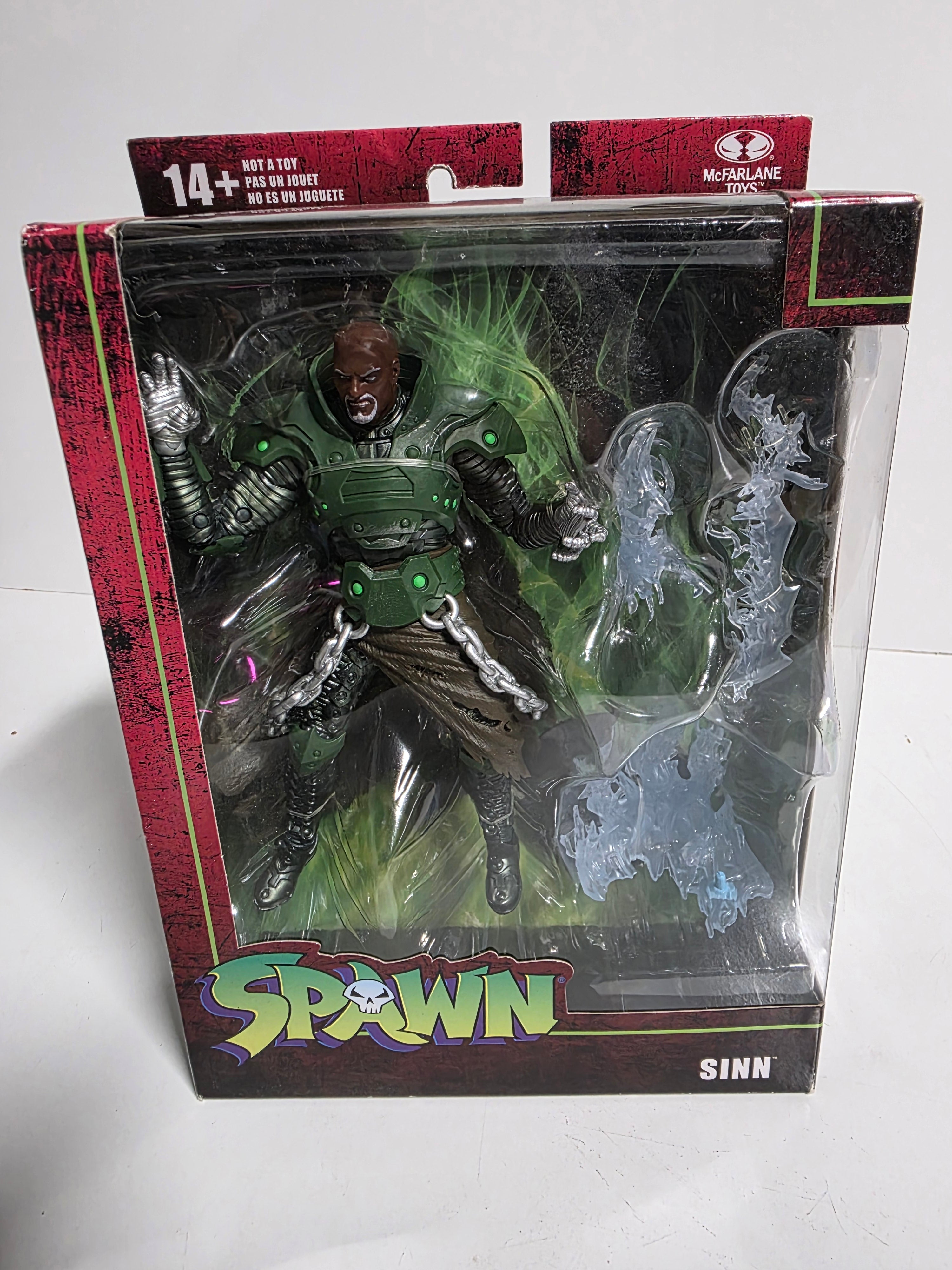 McFarlane Toys Spawn Sinn 7 Inch Action Figure Collectible Display Model Toy