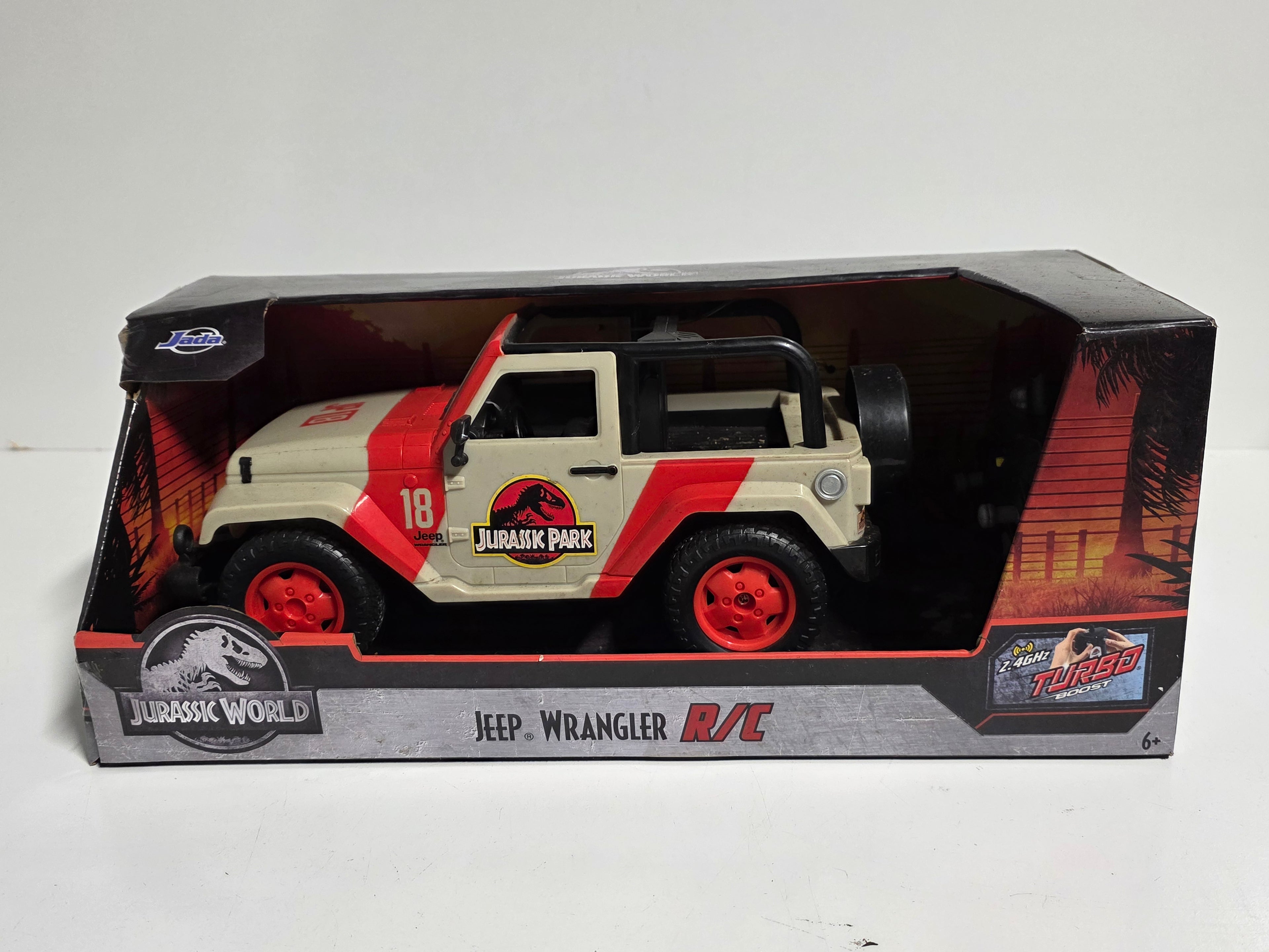 Jurassic World Jeep Wrangler RC 2.4GHz Jada Remote Control Vehicle Collectible
