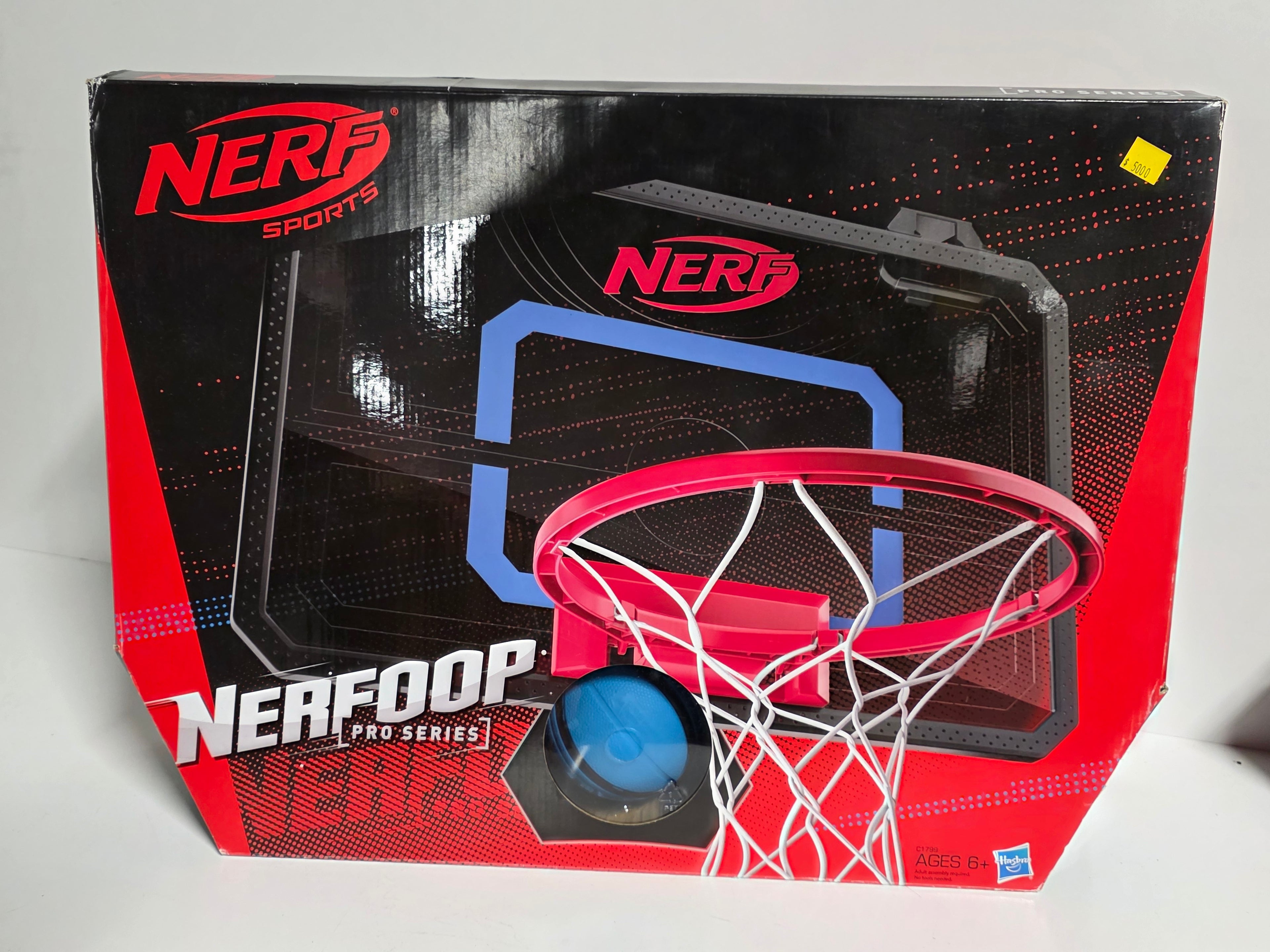 Nerf Sports Nerfoop Pro Series Basketball Hoop Set Hasbro Outdoor Toy Game