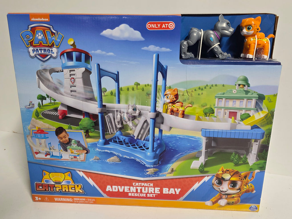 PAW Patrol CatPack Adventure Bay Rescue Set Spin Master Playset with Figures Exclusive