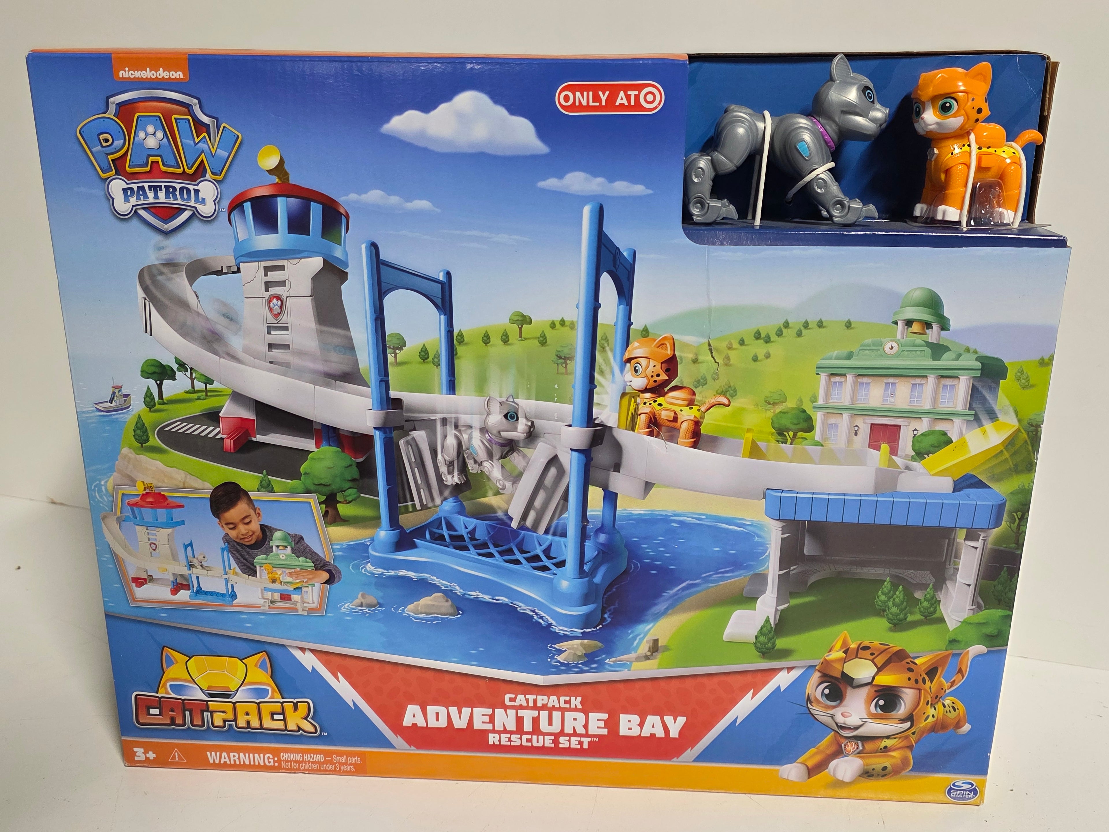 PAW Patrol CatPack Adventure Bay Rescue Set Spin Master Playset with Figures Exclusive