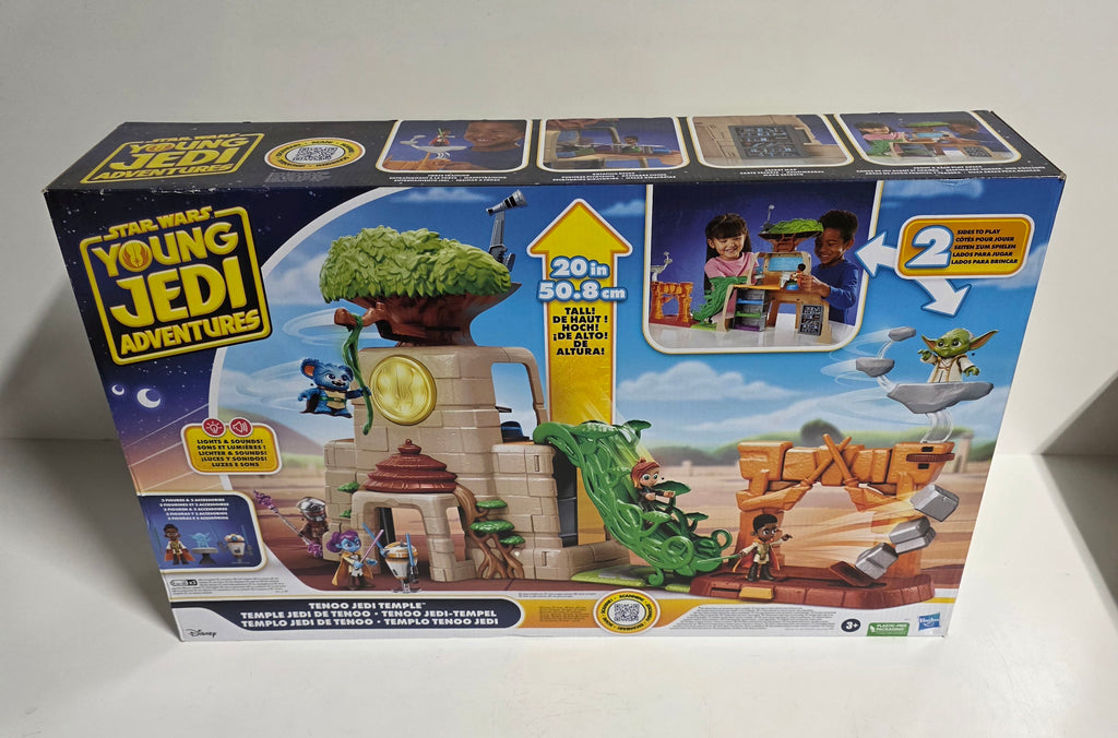 Star Wars Young Jedi Adventures Tenoo Jedi Temple Playset Sounds Hasbro Toy