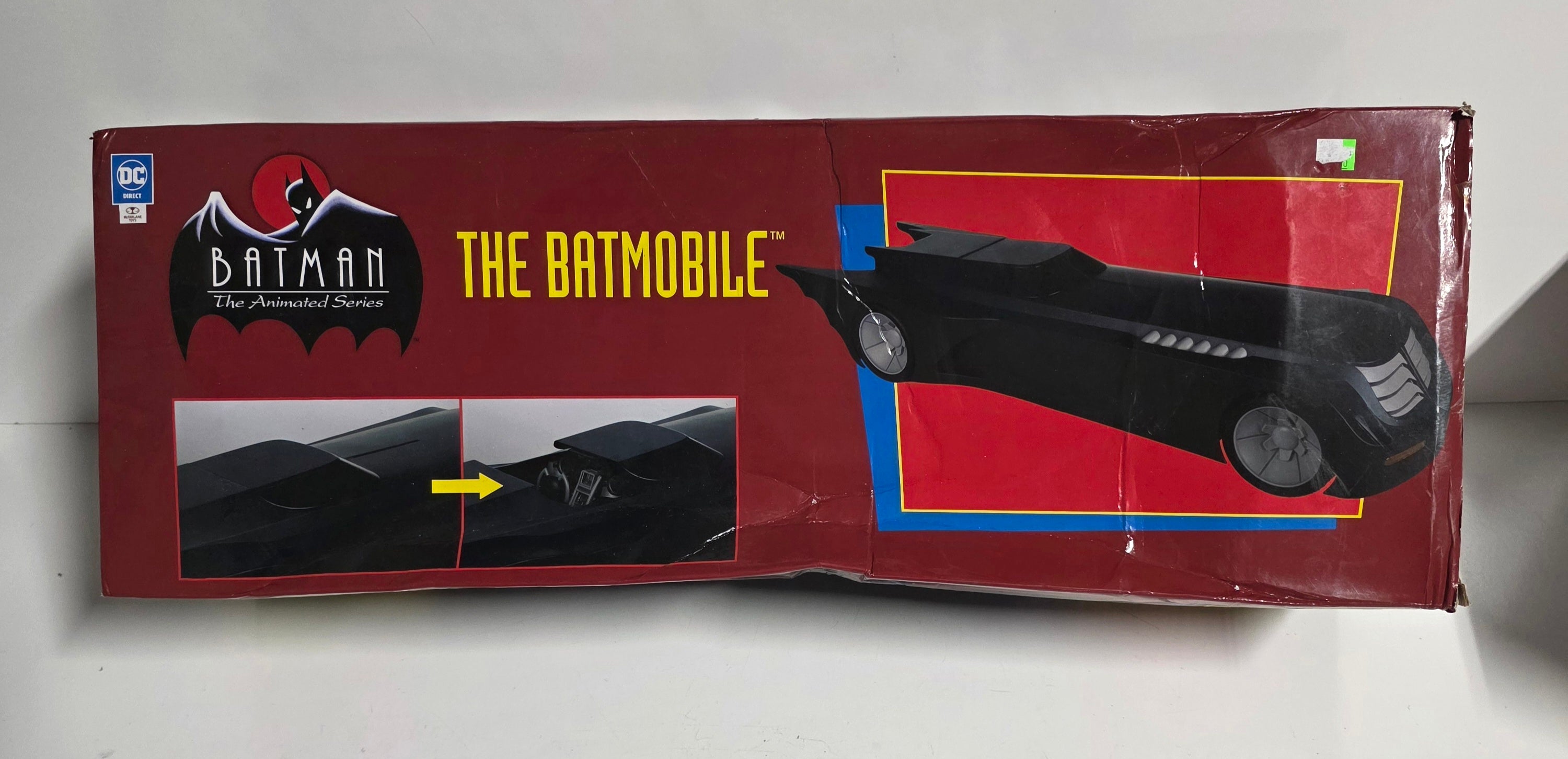 DC Batman Animated Series Batmobile Collector Vehicle Display Toy New Boxed Set