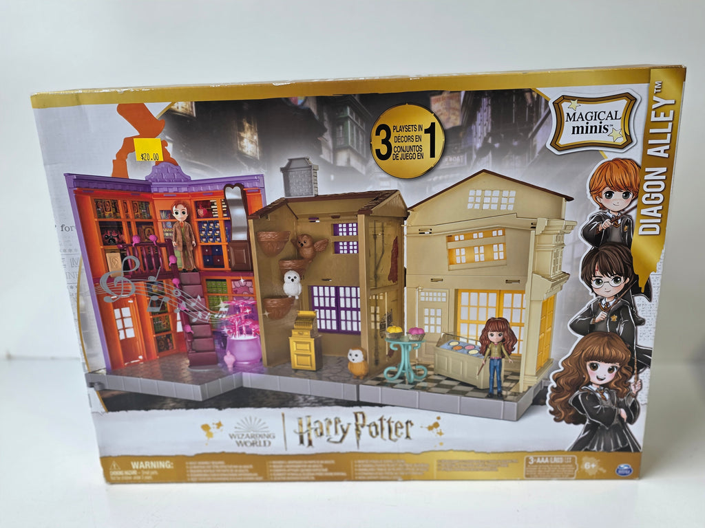 Harry Potter Magical Minis Diagon Alley 3 in 1 Playset Collector Toy New Boxed
