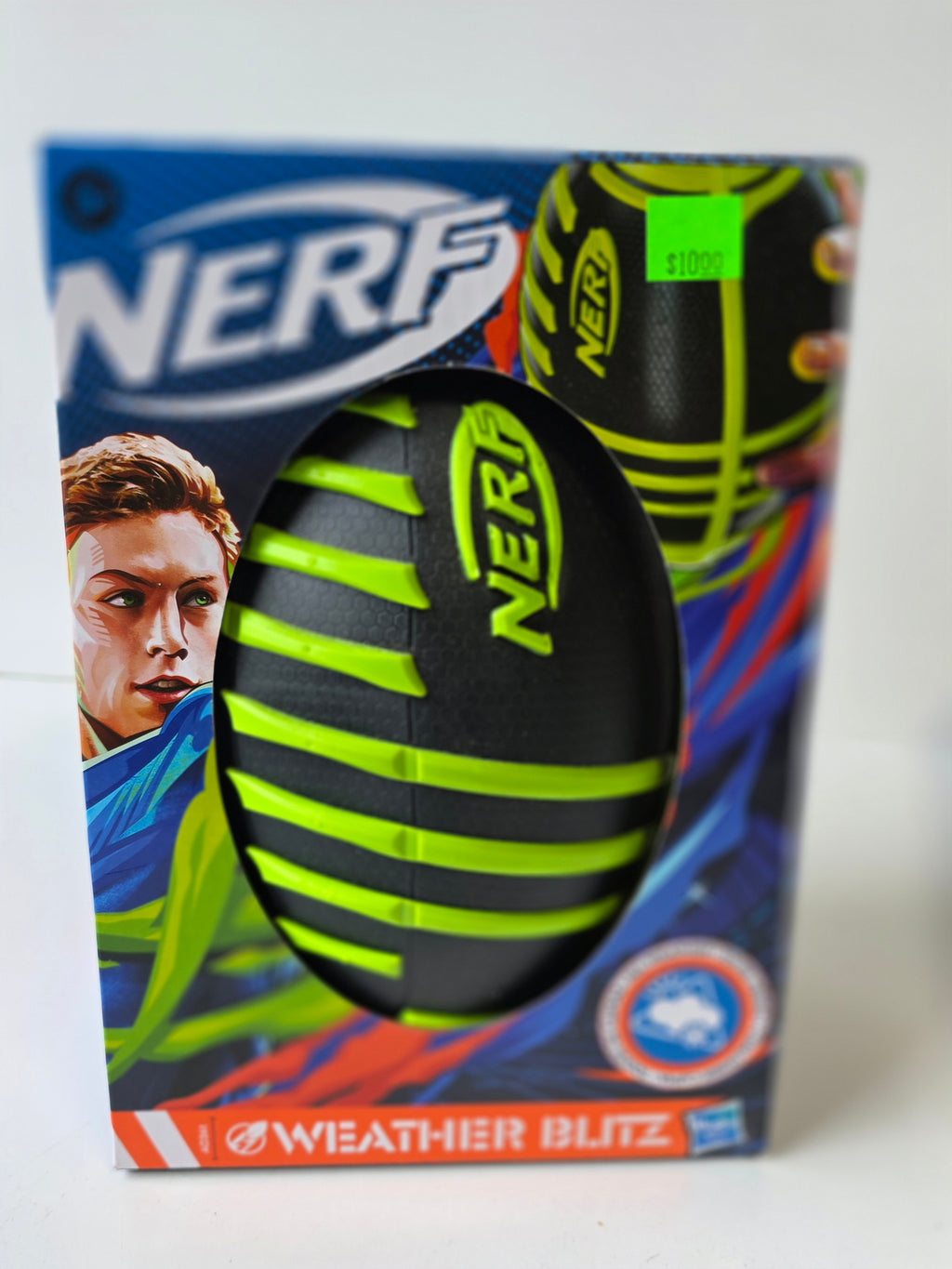 Nerf Weather Blitz Mini Football All-Weather Grip Toy Sports Ball New Boxed