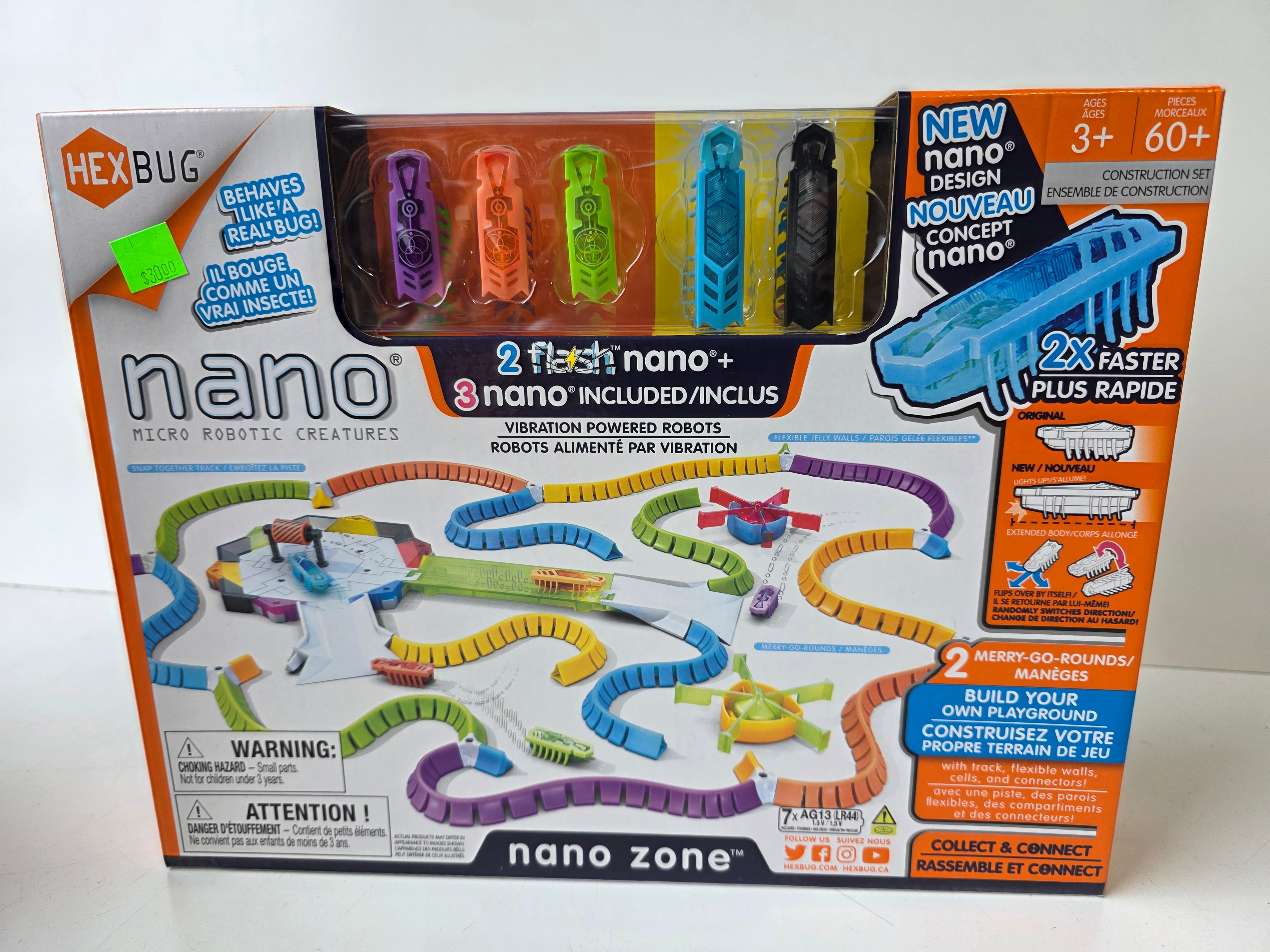 Spin Master Hexbug Nano Zone Micro Robotic Creatures Construction Track Set Toy
