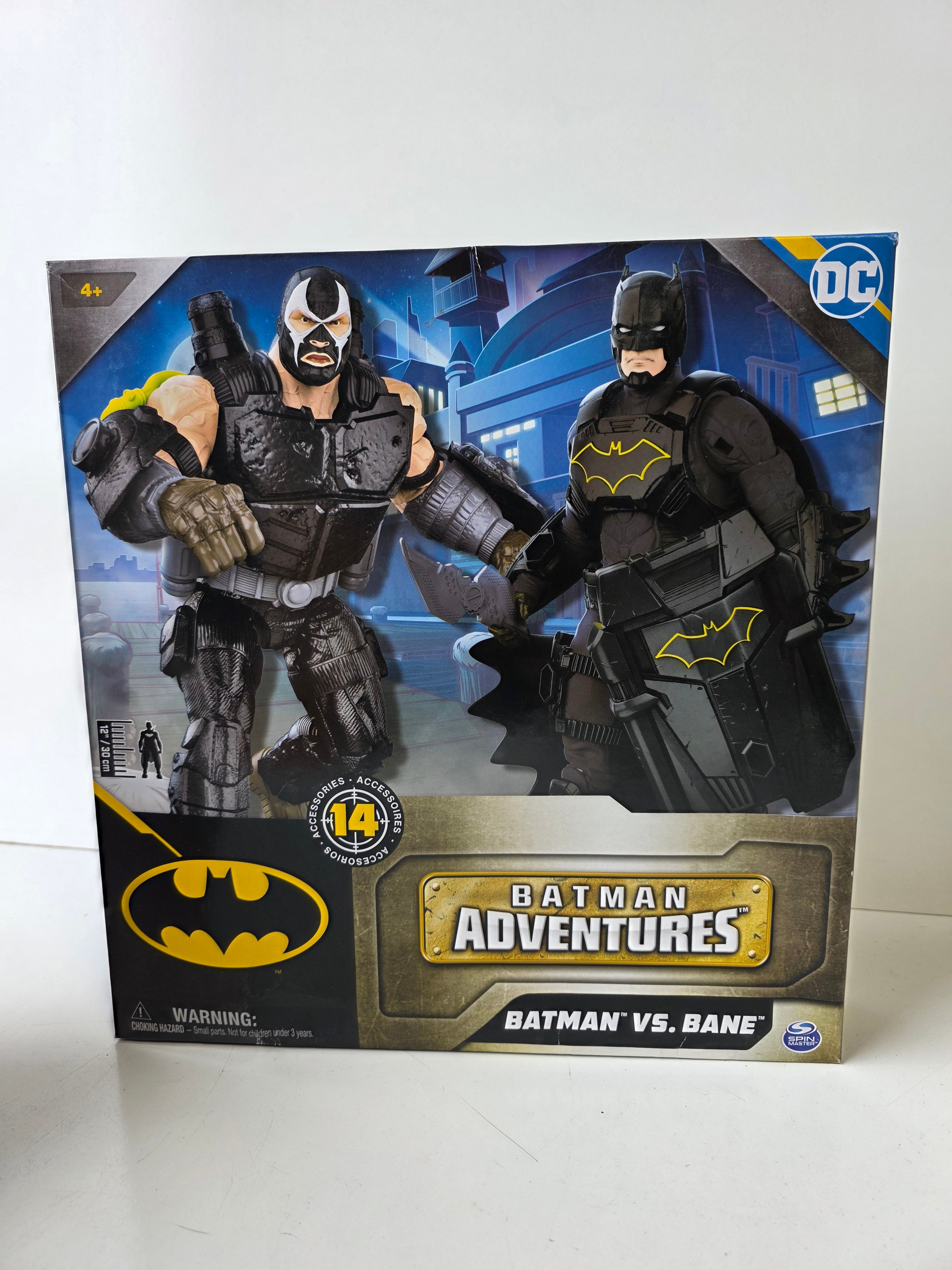 Spin Master DC Batman Adventures Batman vs. Bane 12-Inch Action Figure Battle Set