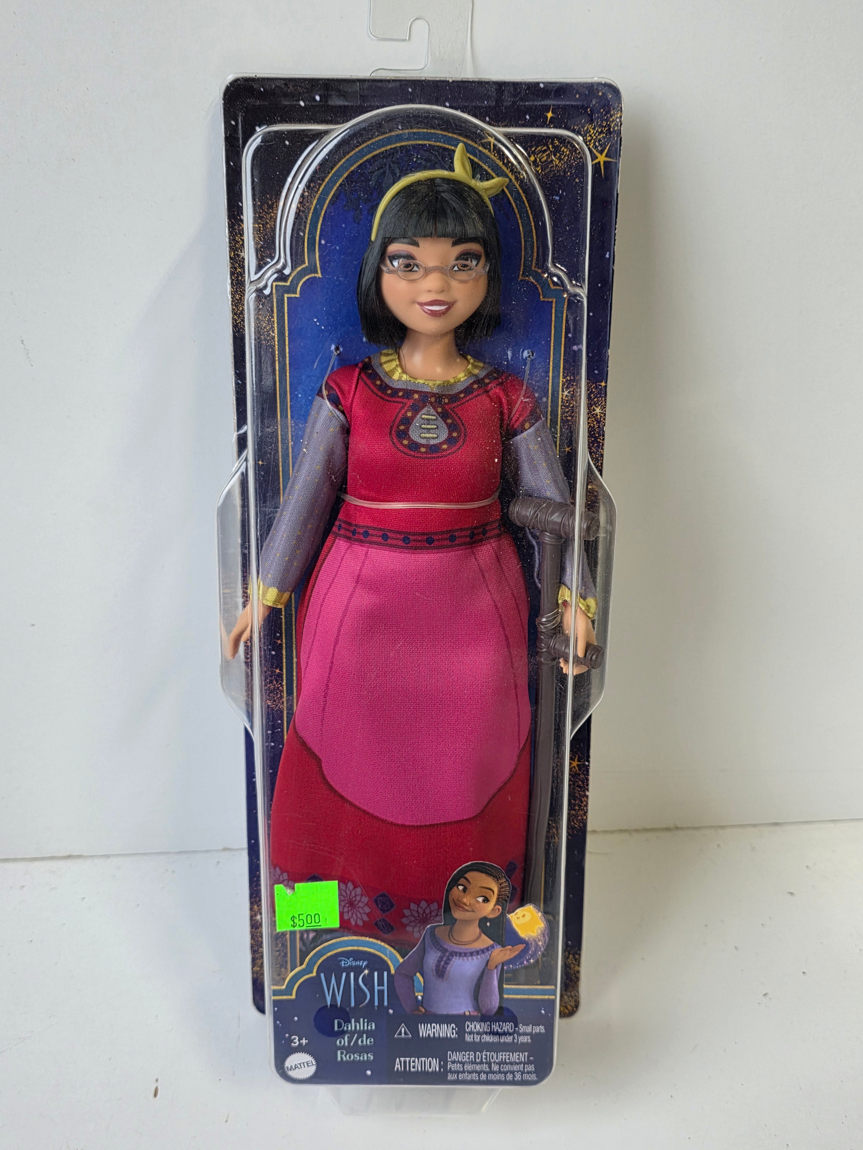 Disney Wish Dahlia De Rosas Collectible Character Doll by Mattel New Edition