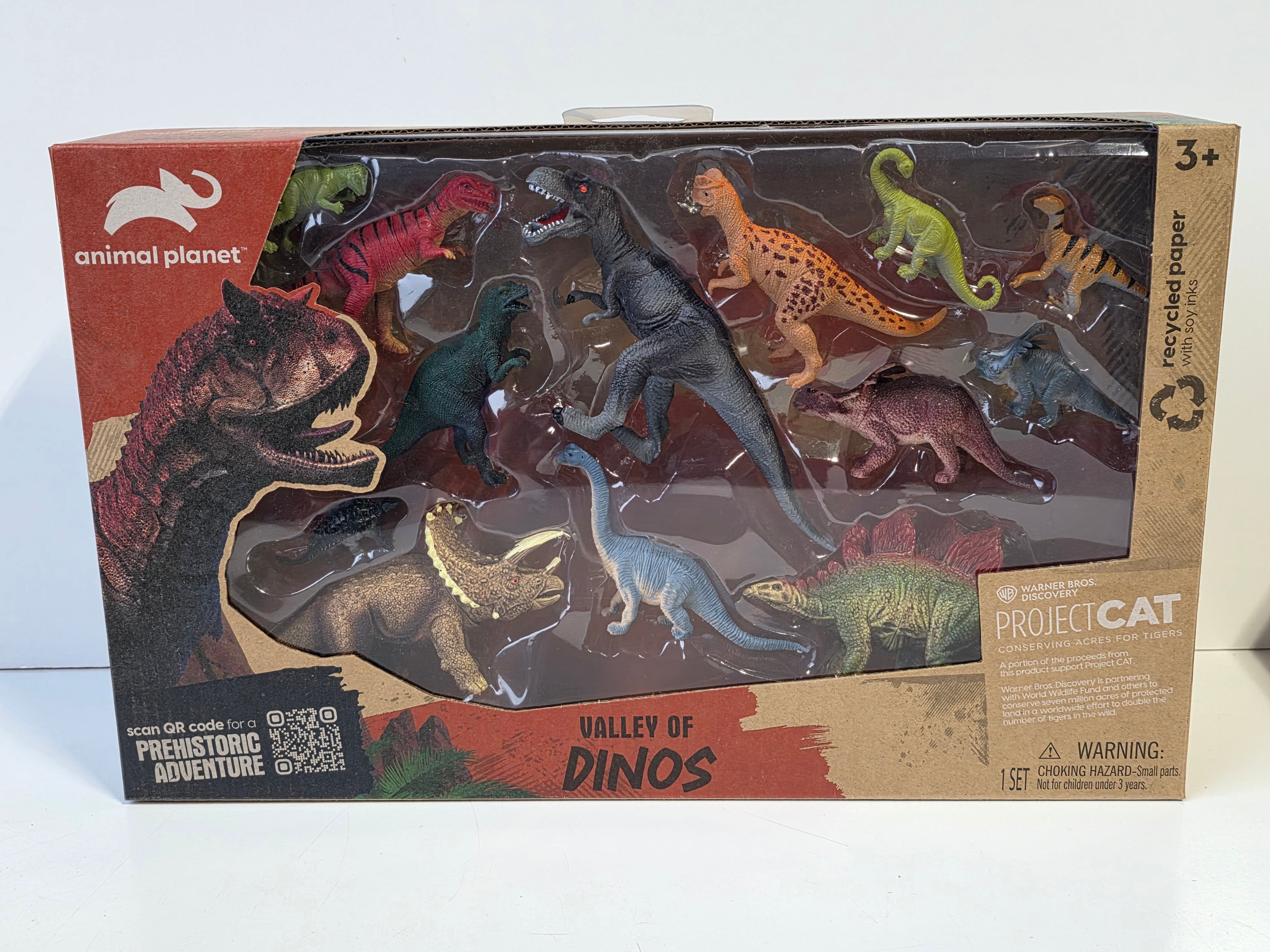 Animal Planet Valley of Dinos Dinosaur Figure Multipack Prehistoric Adventure Set