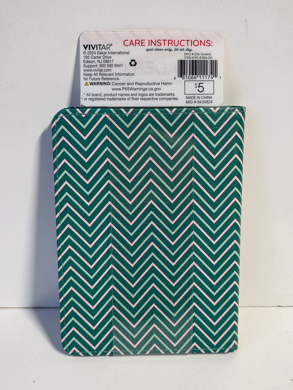 Vivitar E Reader Case Chevron Six Point Eight Inch Kindle Paperwhite Sleeve