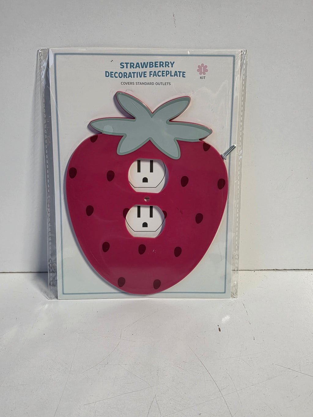 Strawberry Decorative Outlet Faceplate Pink Novelty Cover Standard Wall Plate