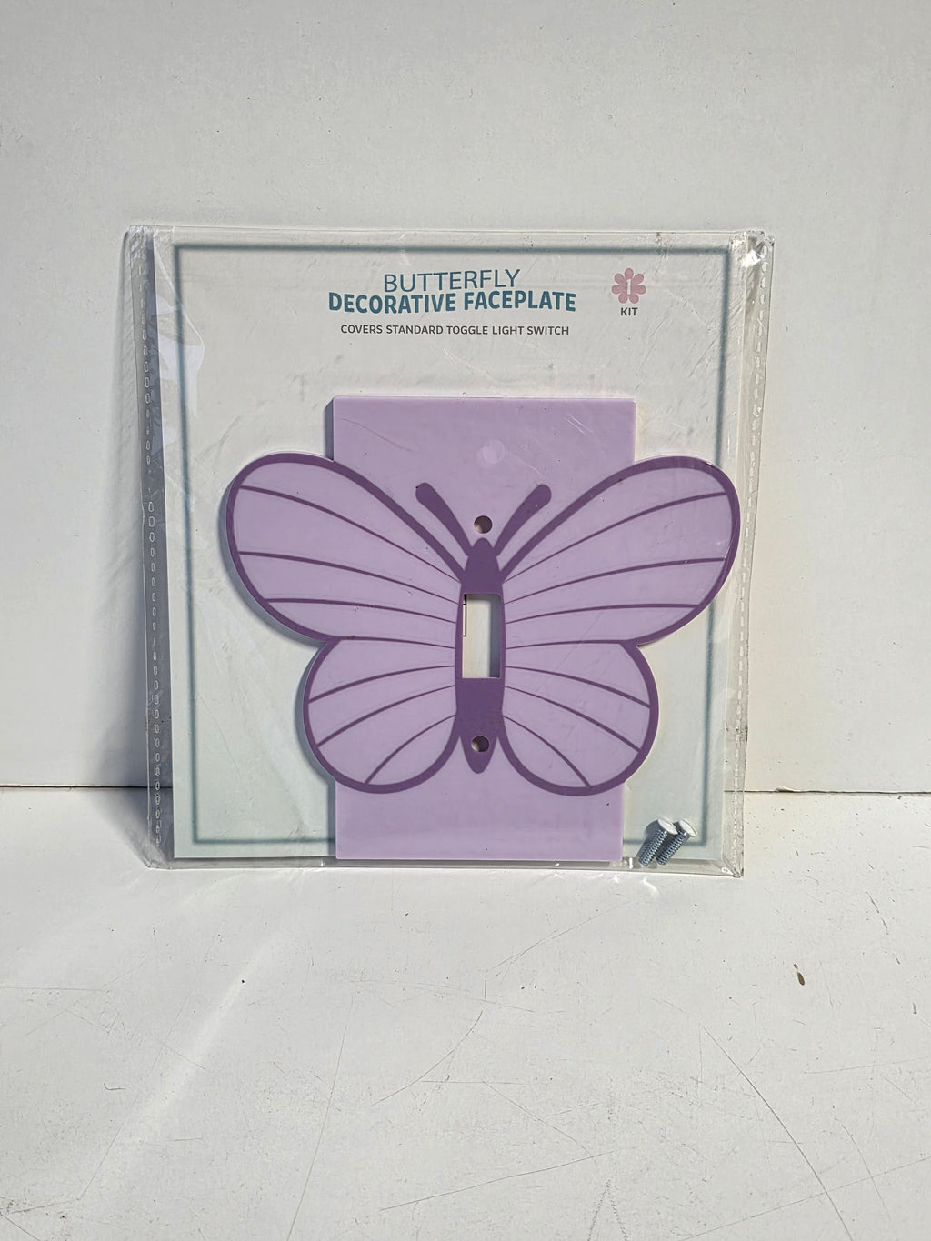 Butterfly Decorative Faceplate Purple Toggle Light Switch Cover Novelty Wall Plate