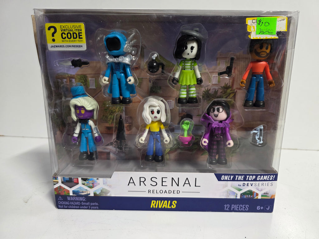 Jazwares Arsenal Reloaded Rivals Action Figure Set Collectible Toy Pack New Sealed