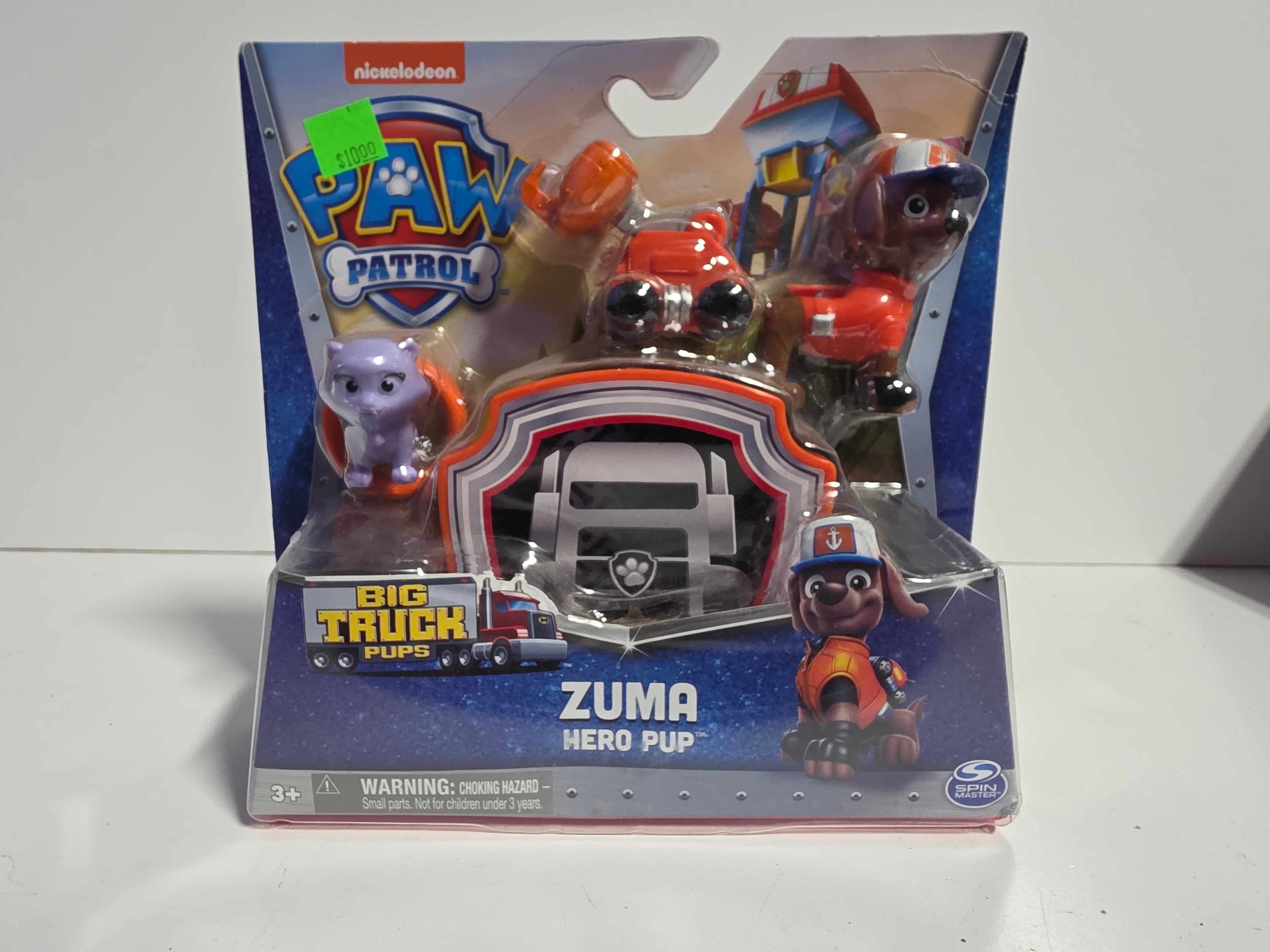Spin Master Paw Patrol Zuma Big Truck Pups Hero Pup Figure Collectible Toy Pack New
