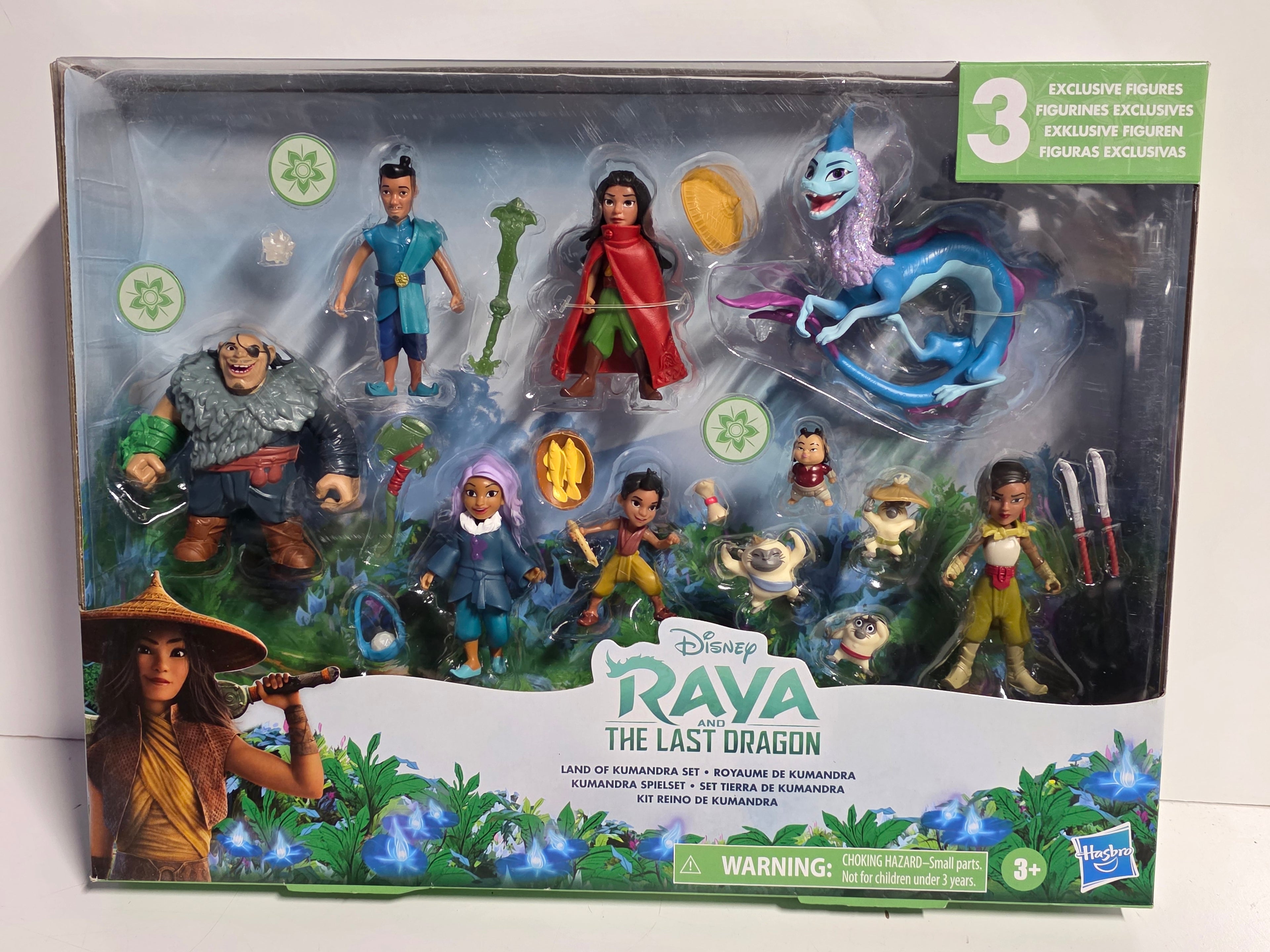 Hasbro Disney Raya and the Last Dragon Land of Kumandra Figurine Playset New
