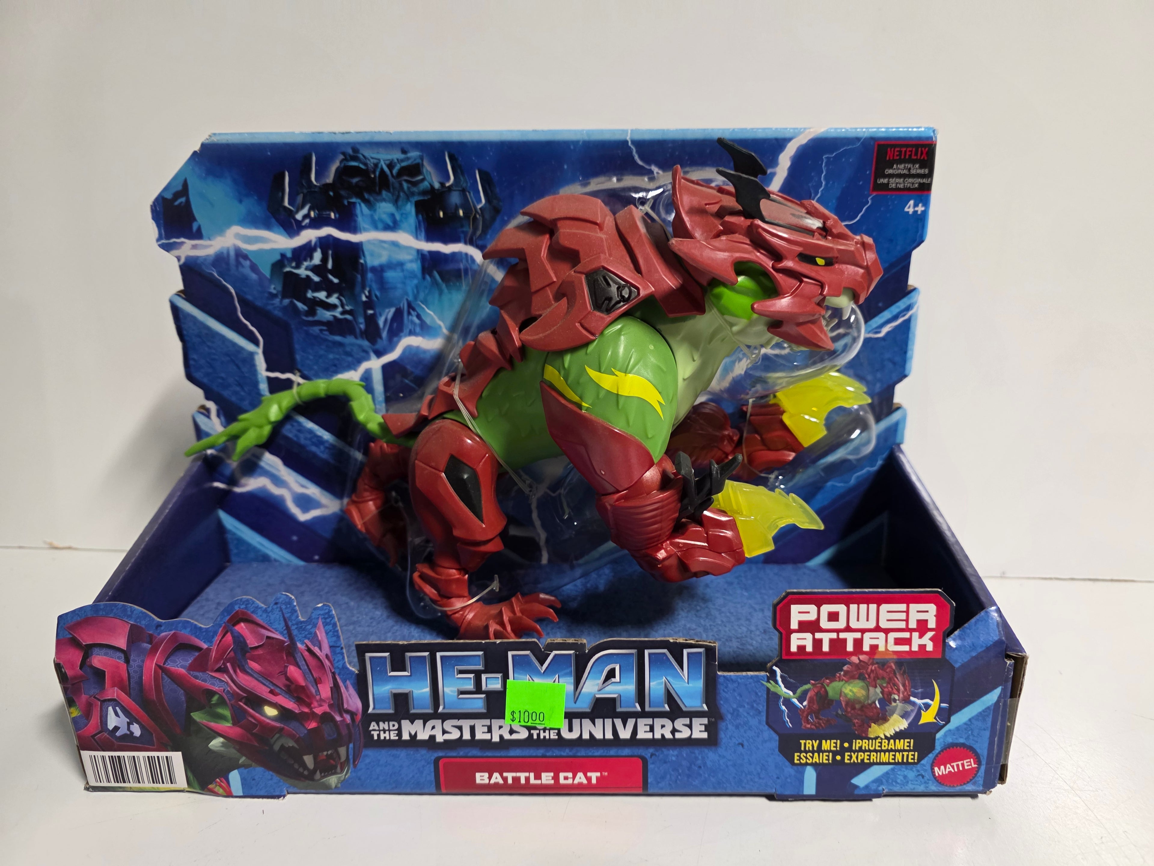 Mattel He-Man Masters of the Universe Battle Cat Power Attack Collectible Figure