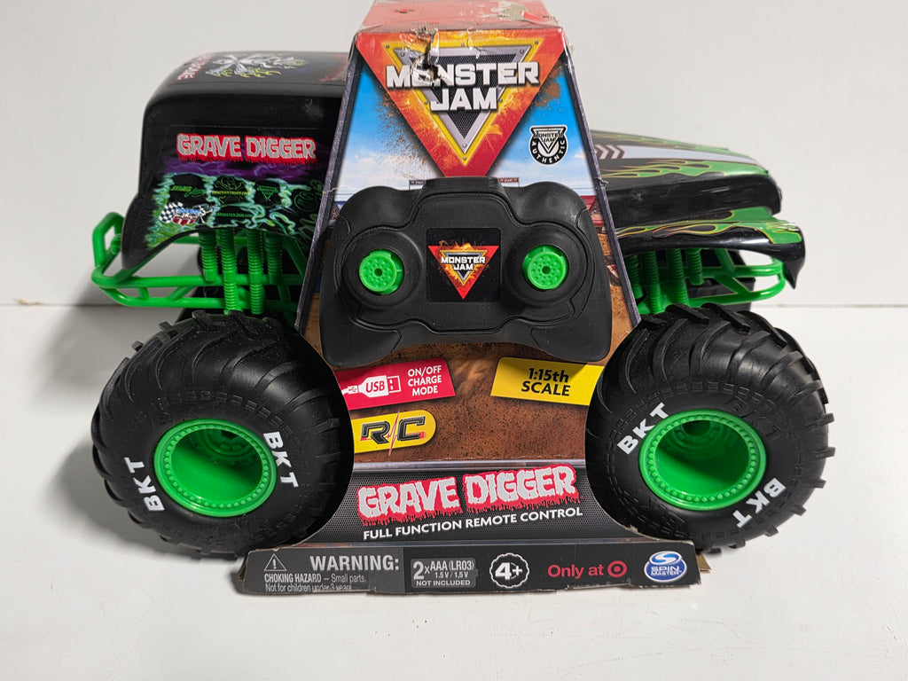 Monster Jam Grave Digger RC Truck 1:15 Scale Full Function Model Toy Collectible